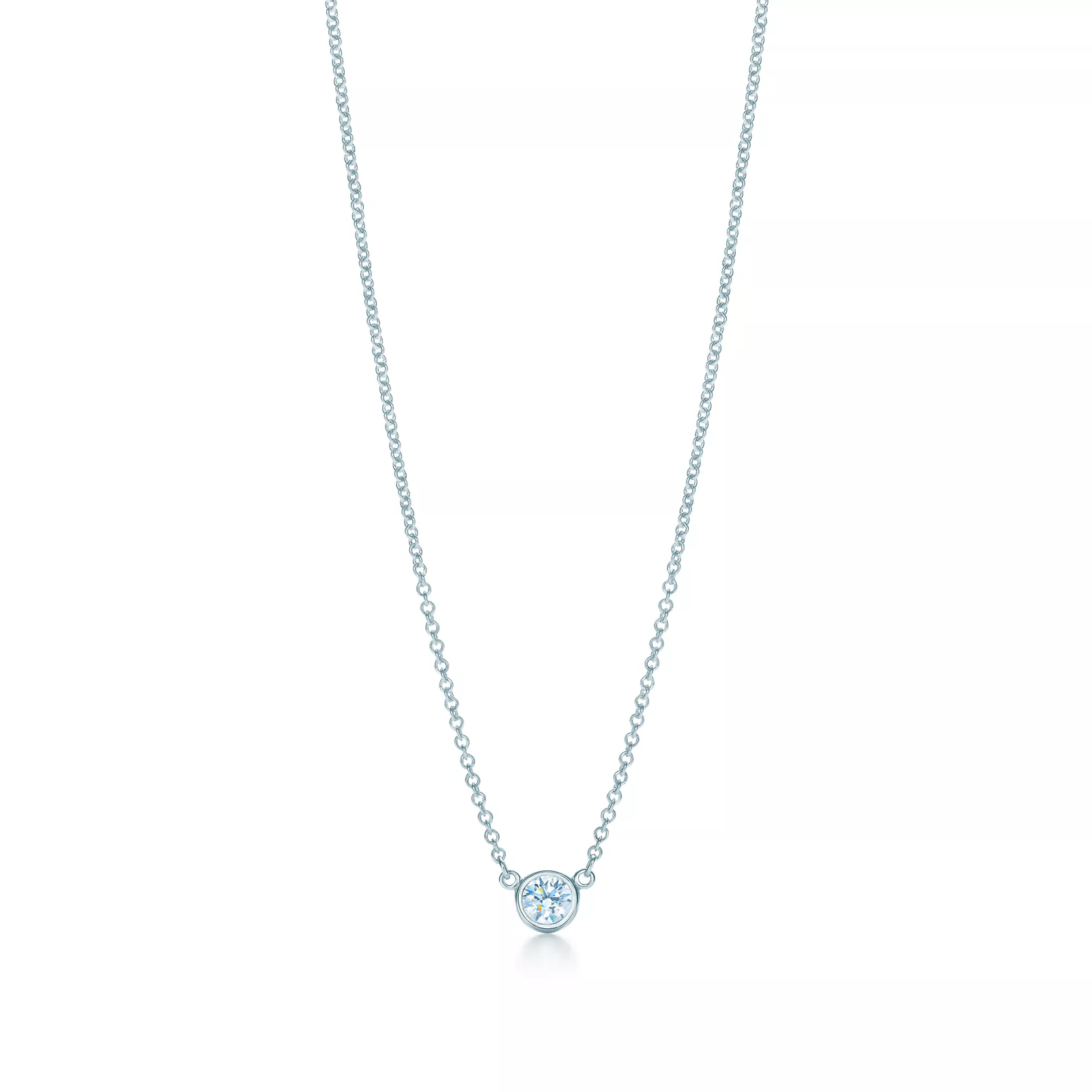 Diamonds by the Yard Pendant in Platinum