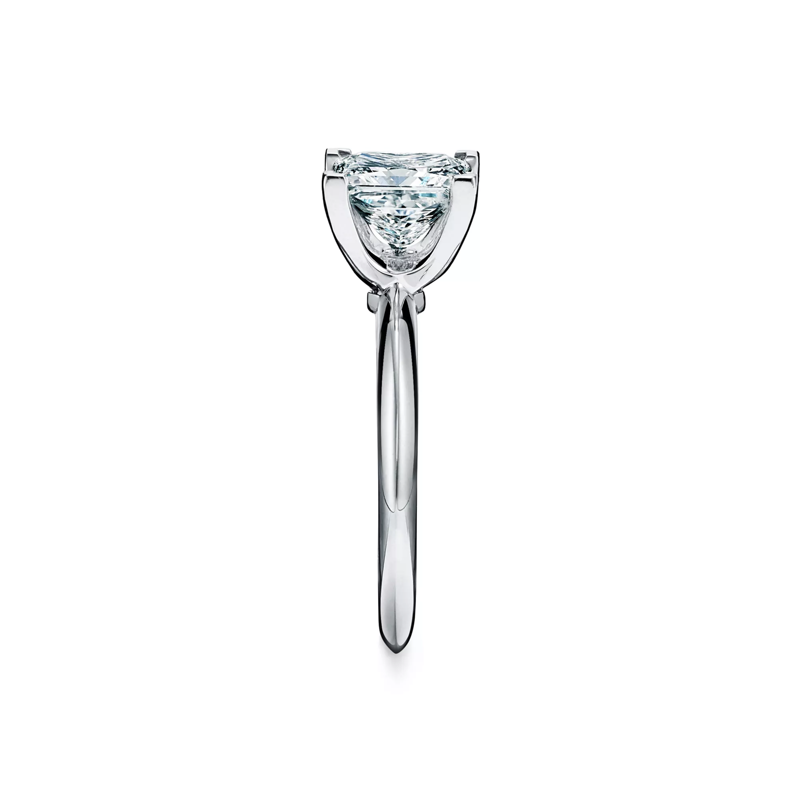 Princess-cut Diamond Engagement Ring in Platinum