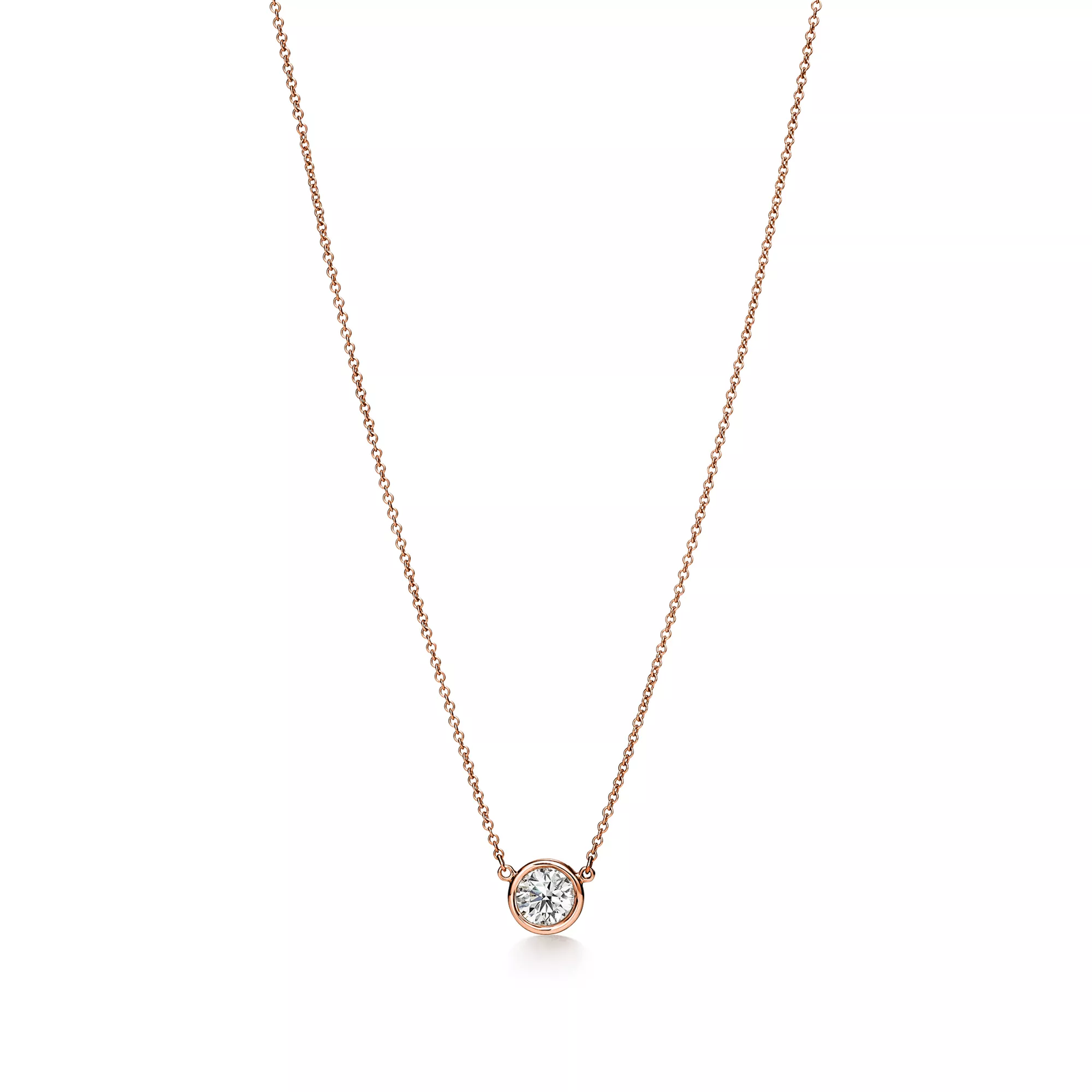 Diamonds by the Yard Pendant in Rose Gold