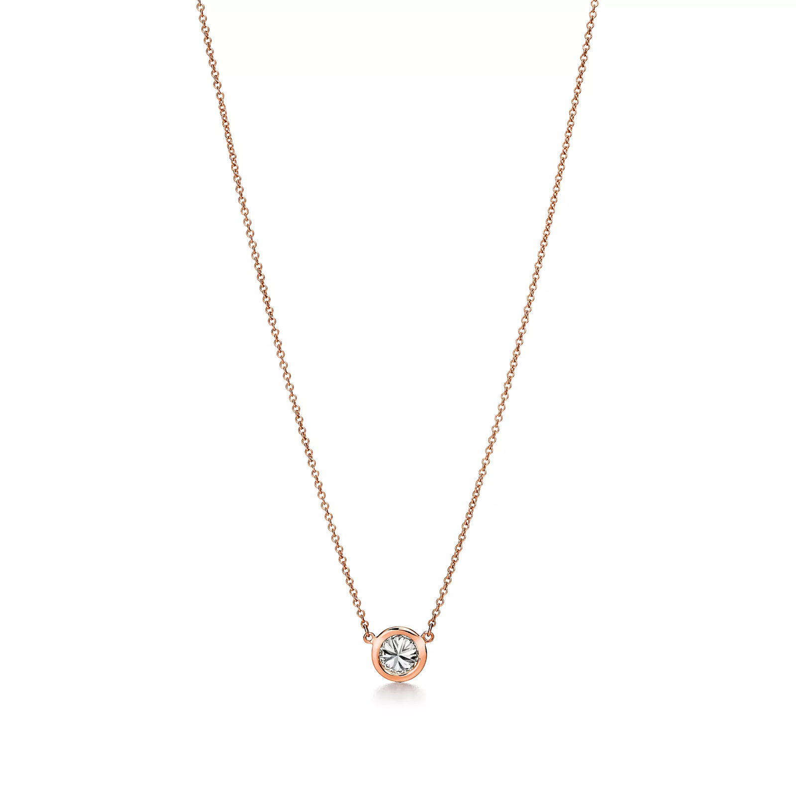 Diamonds by the Yard Pendant in Rose Gold