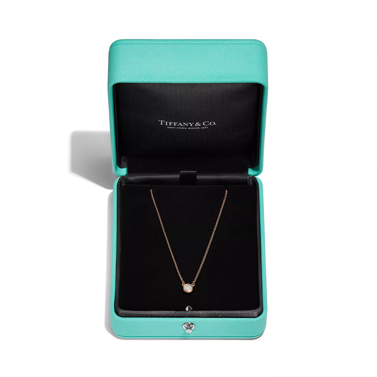 Diamonds by the Yard Pendant in Rose Gold
