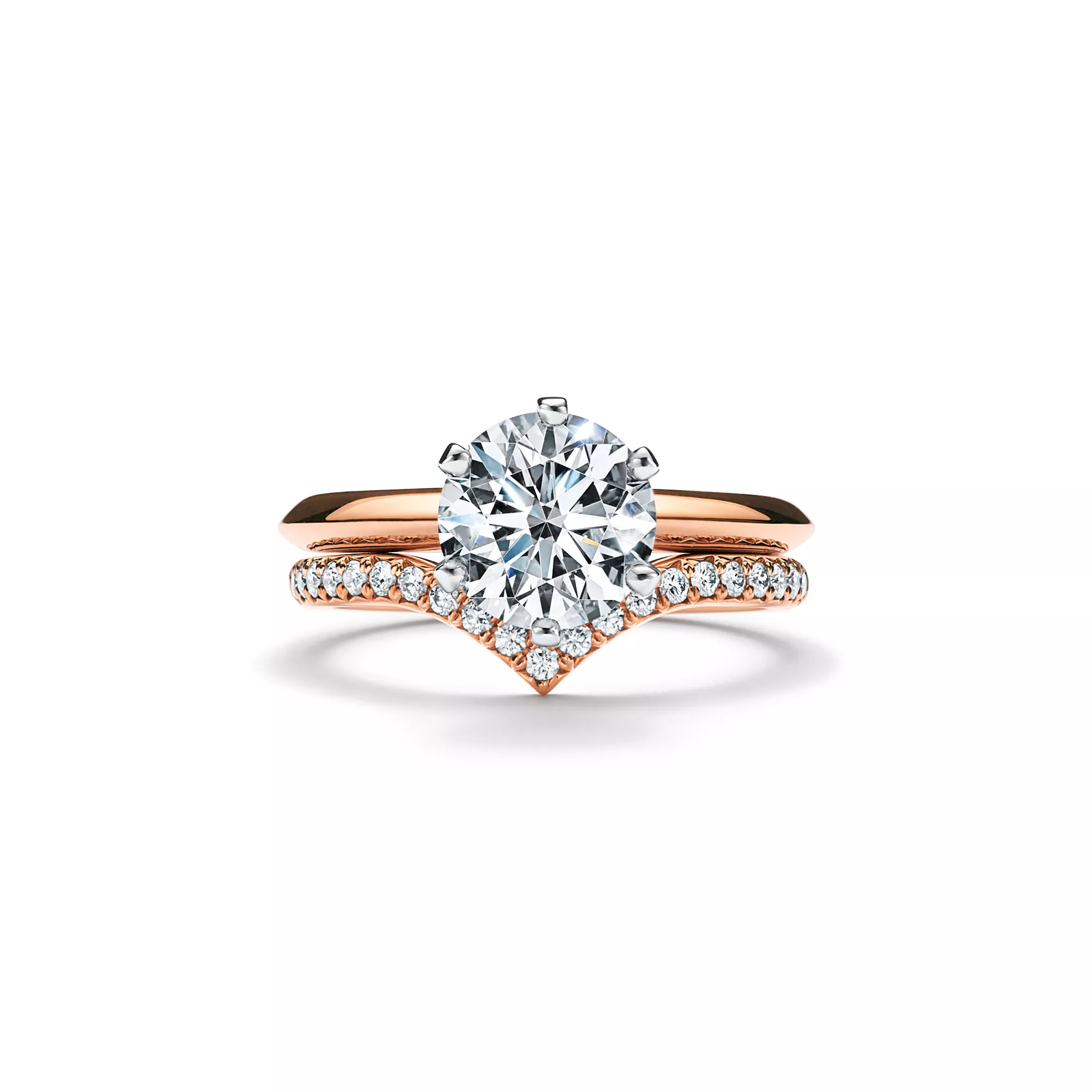 Engagement Ring in 18k Rose Gold