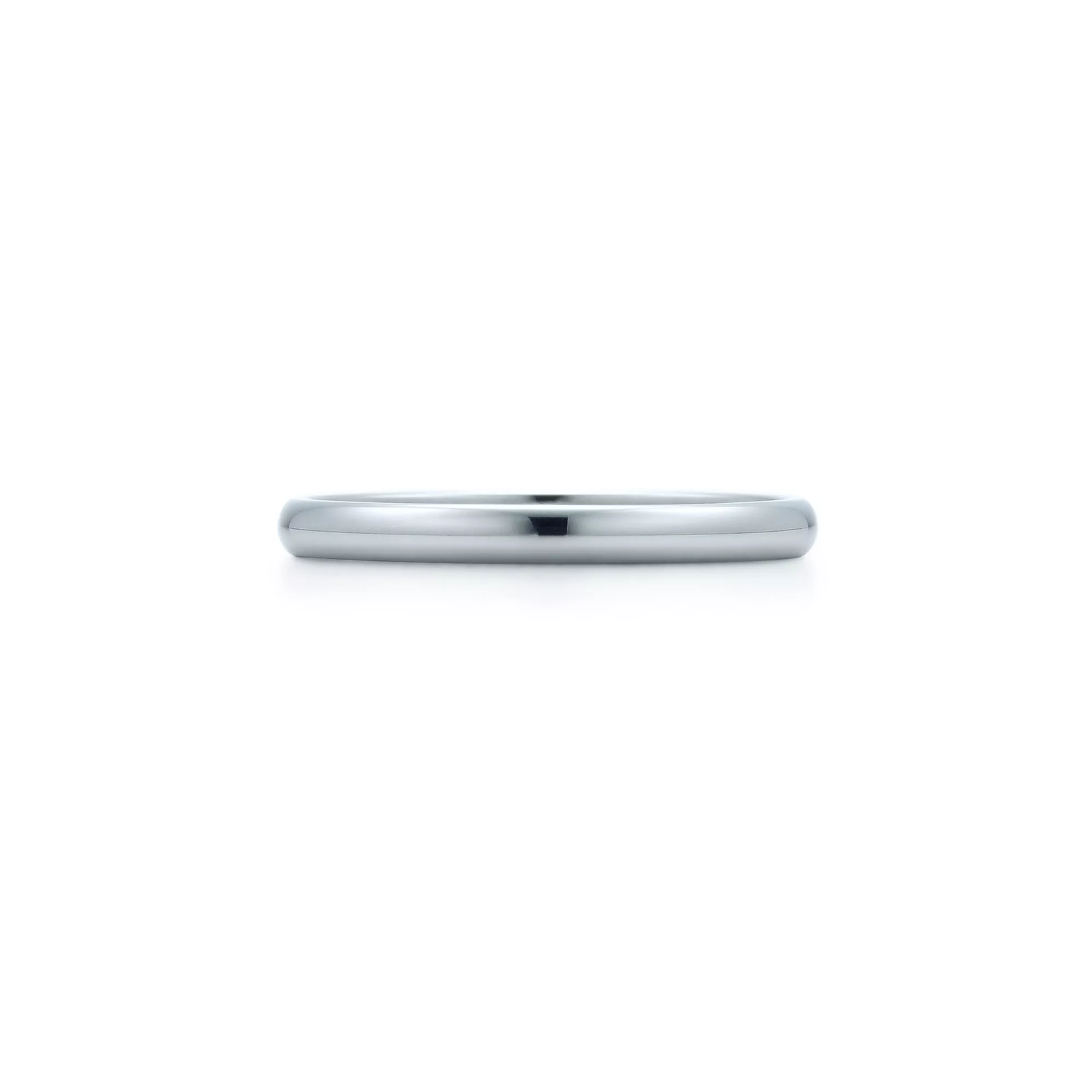Wedding Band Ring in Platinum, 2 mm Wide