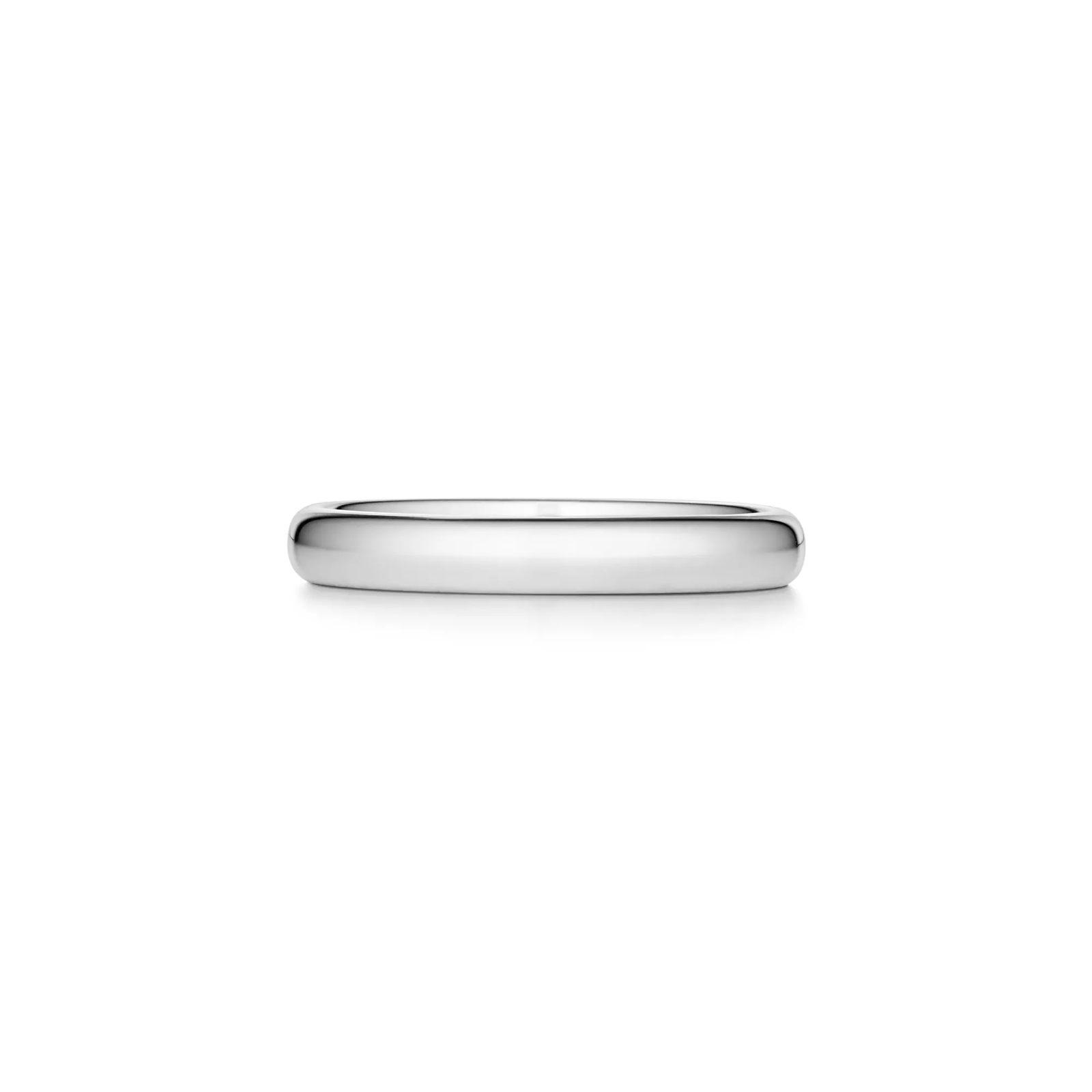 Wedding Band Ring in Platinum, 3 mm Wide