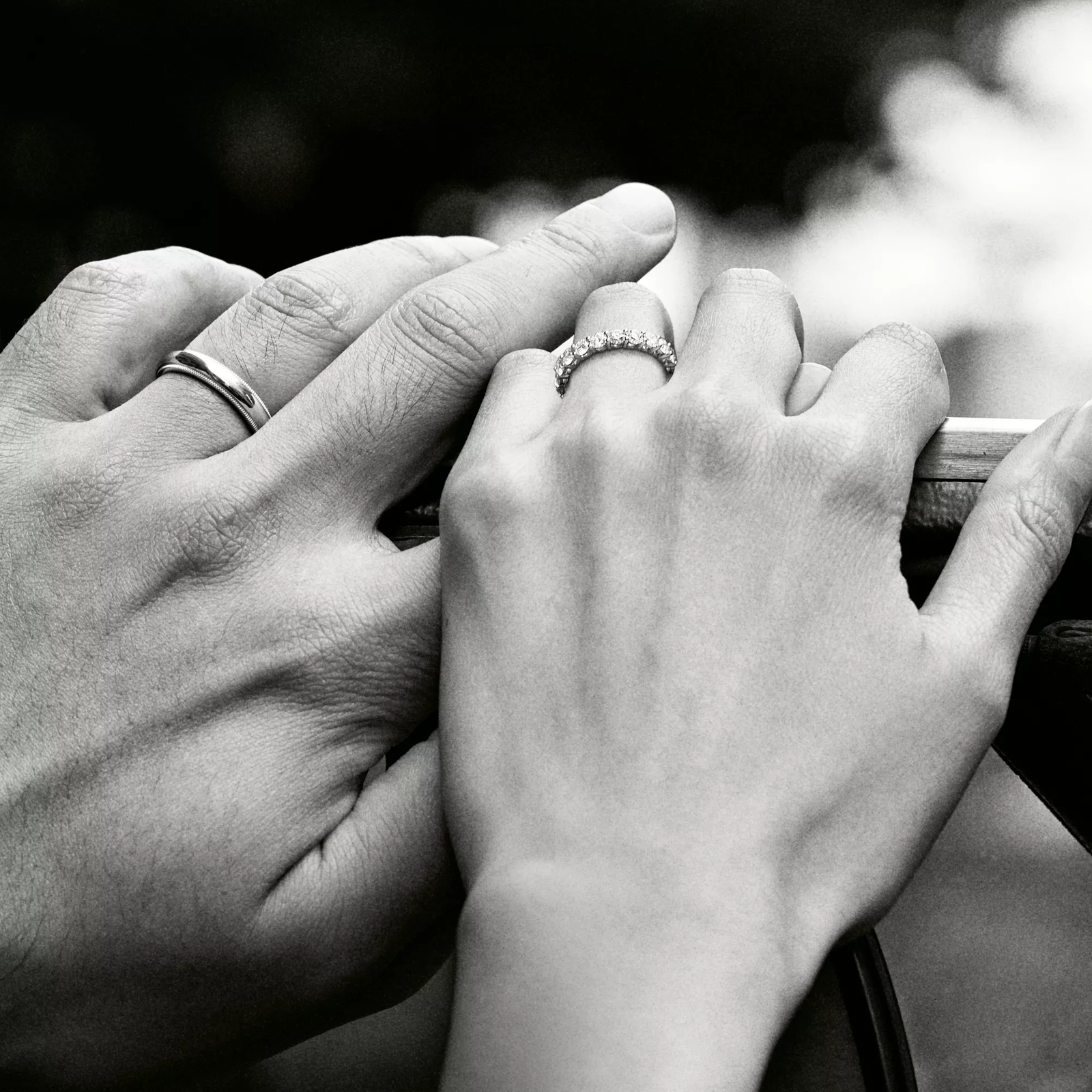 Band Ring in Rose Gold with a Half-Circle of Diamonds, 3 mm Wide