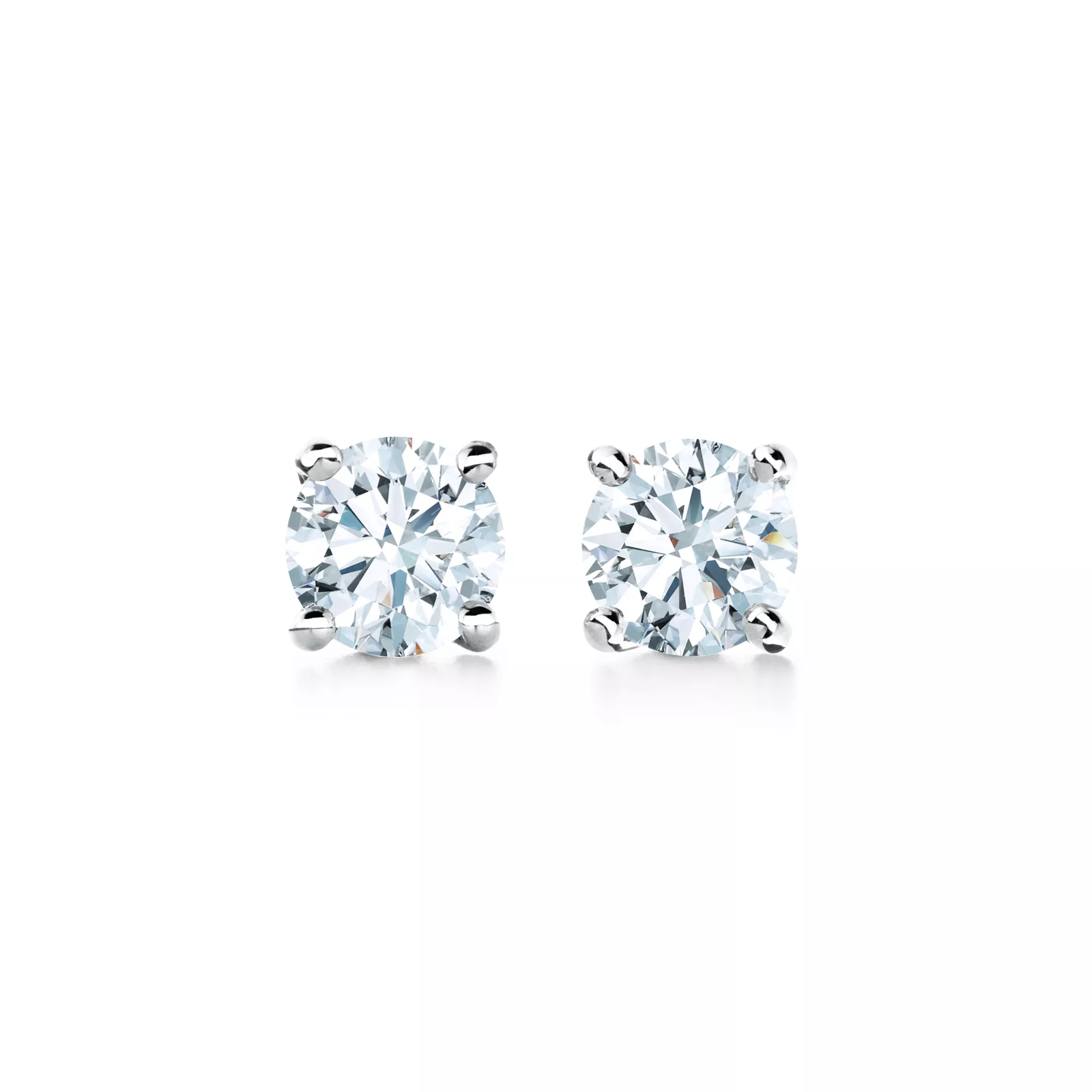 Diamond Stud Earrings in Platinum