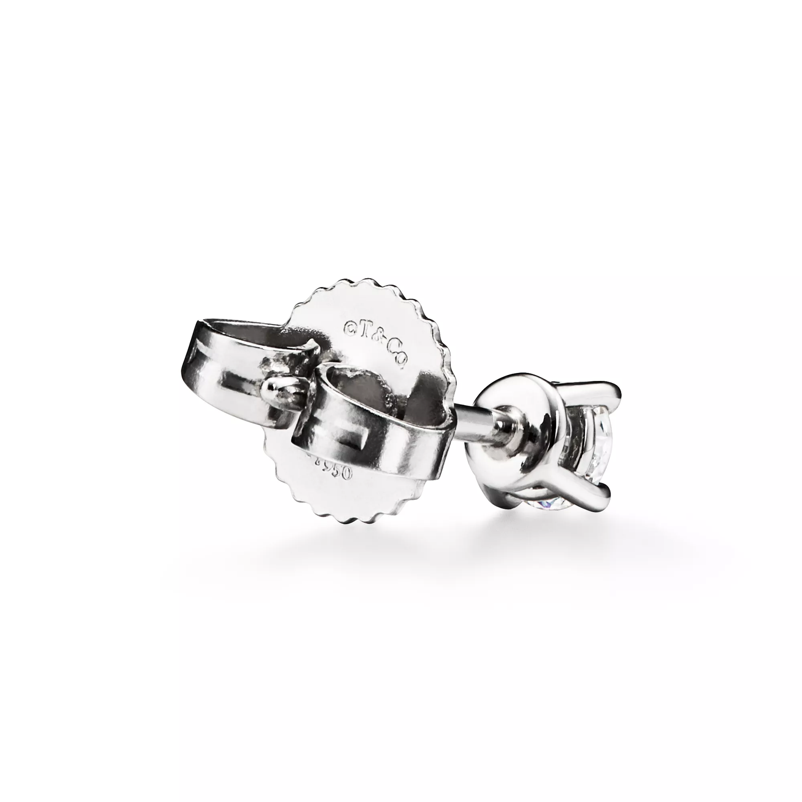 Diamond Stud Earrings in Platinum