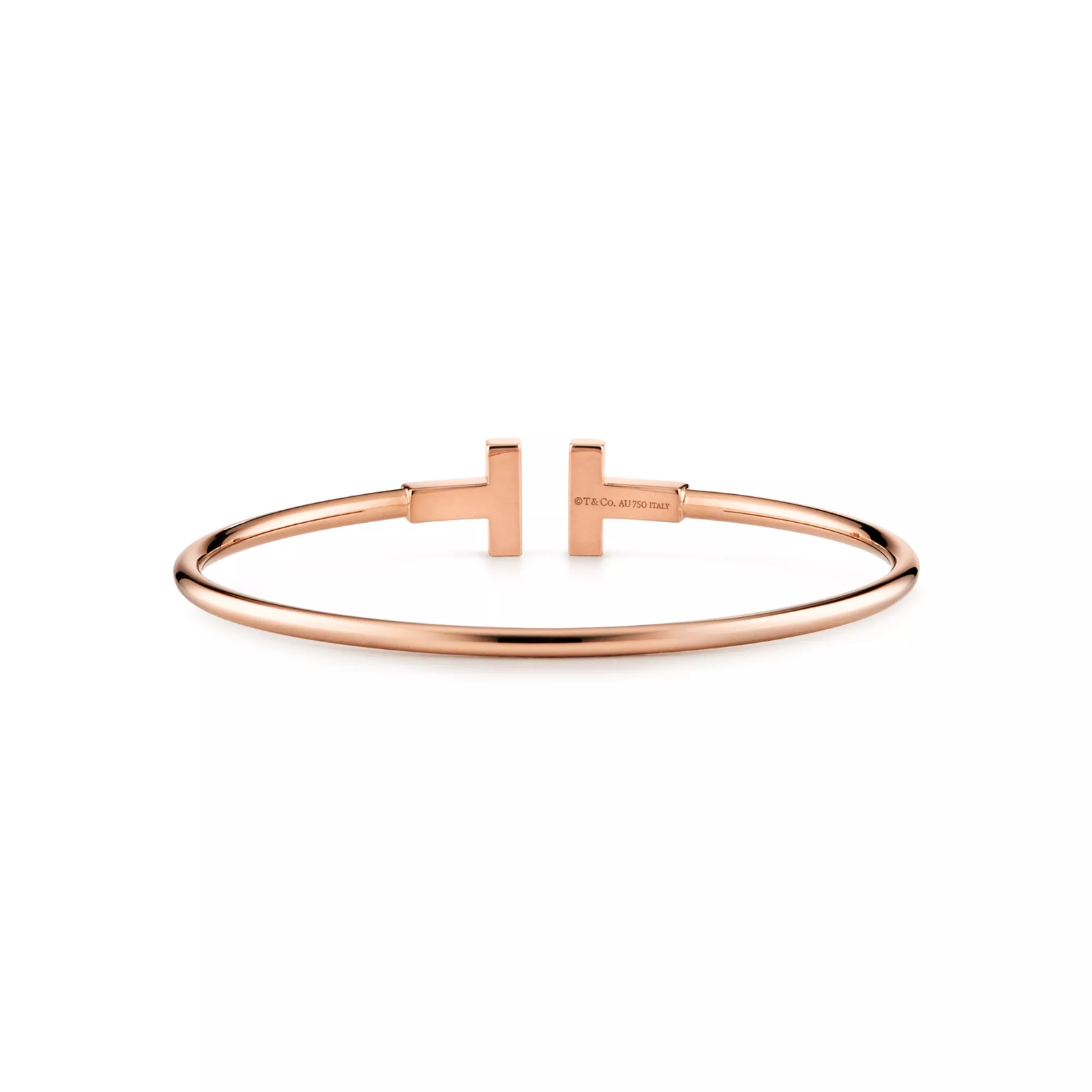 Wire Bracelet in Rose Gold