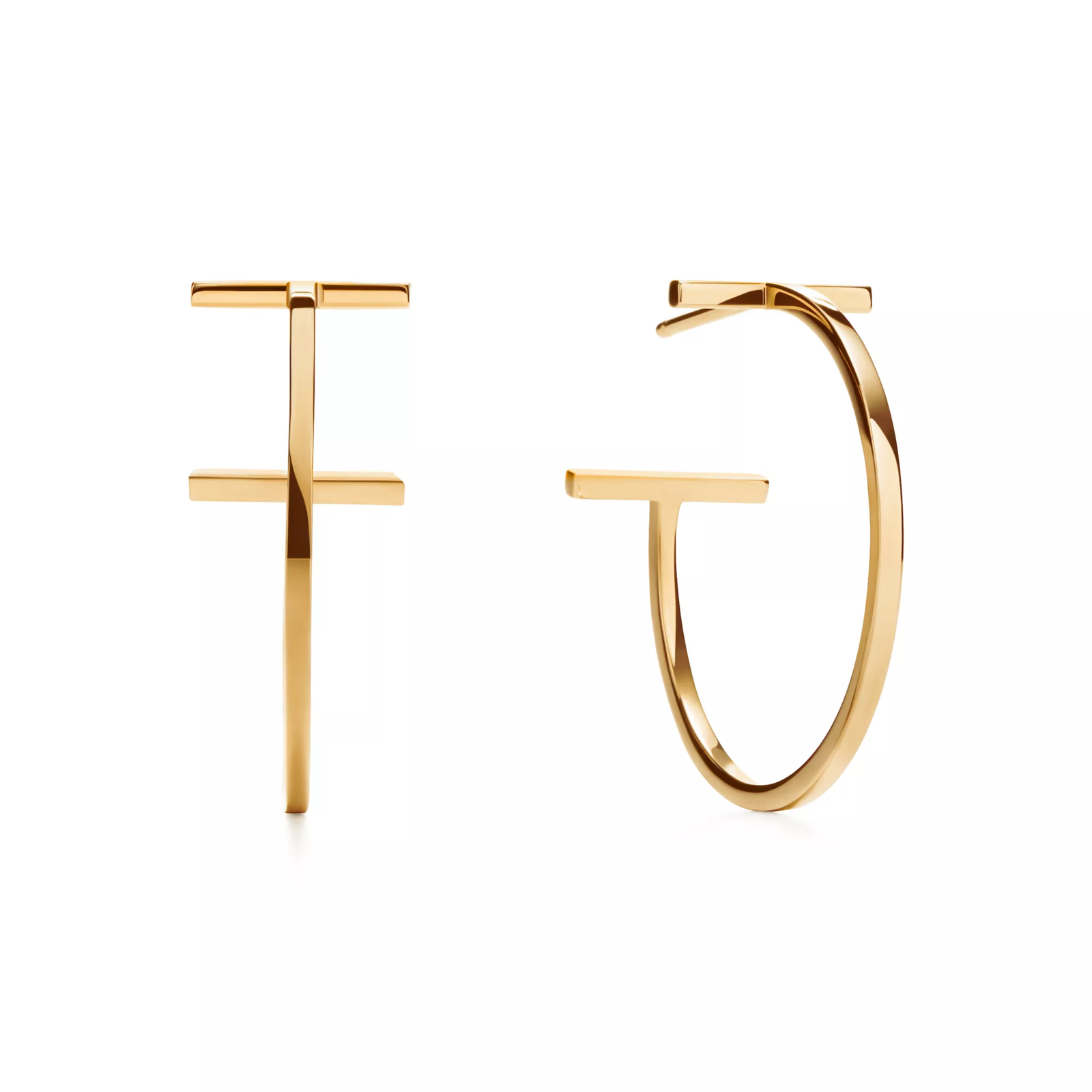 Hoop Earrings in Yellow Gold
