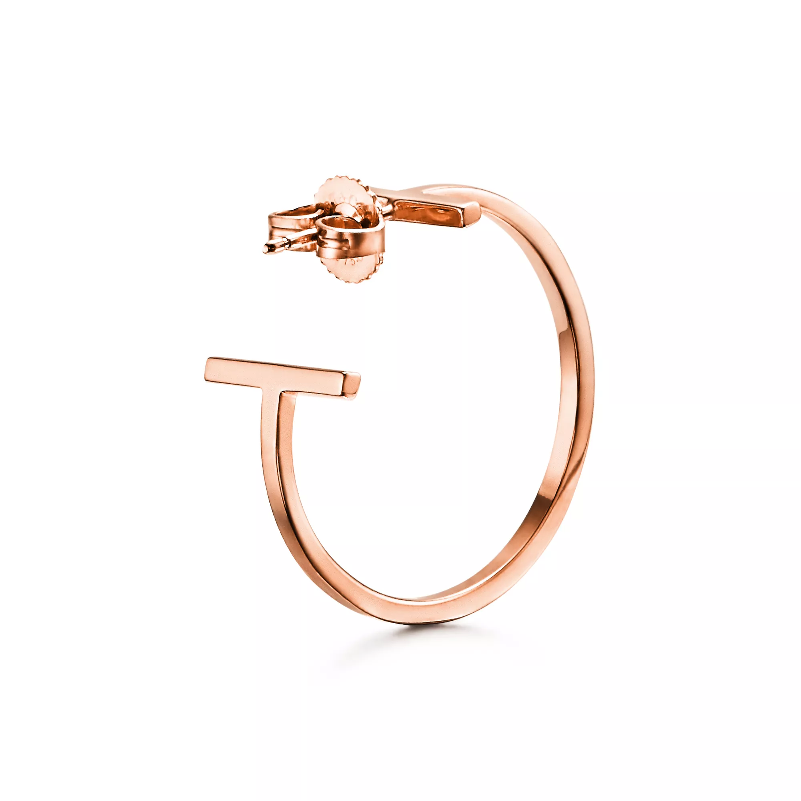 Hoop Earrings in Rose Gold