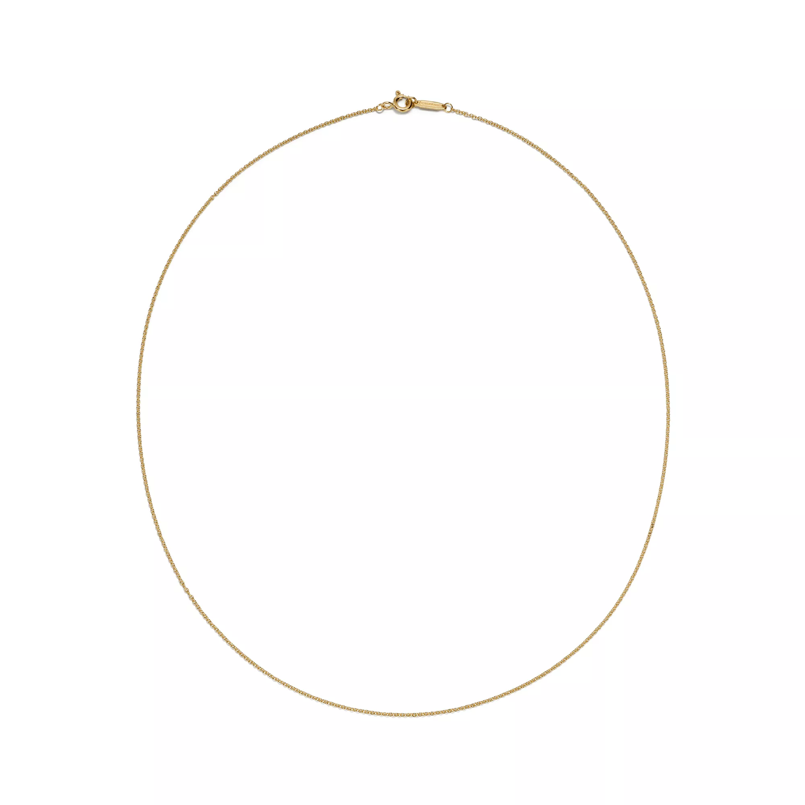 Chain Necklace In Yellow Gold, 18"
