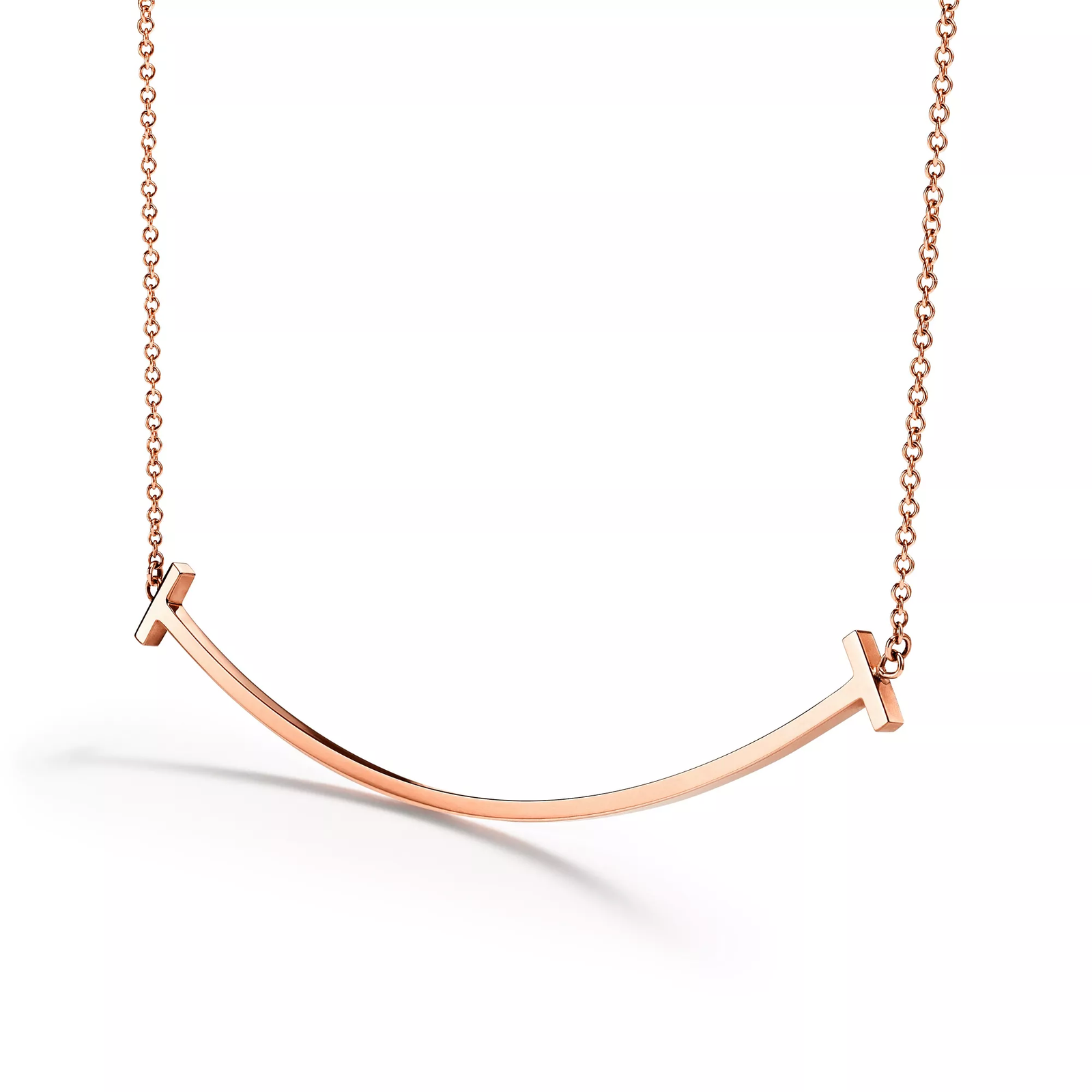 Smile Pendant in Rose Gold, Large