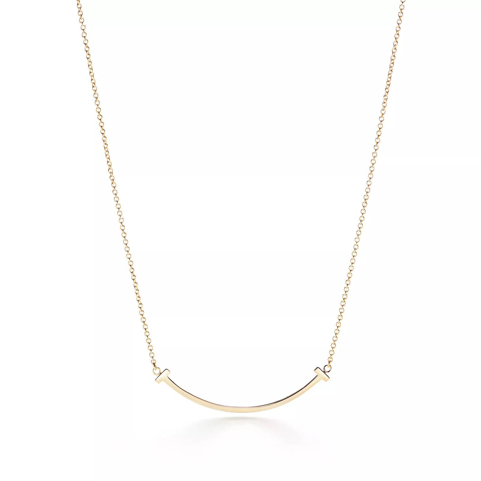 Smile Pendant in Yellow Gold, Small