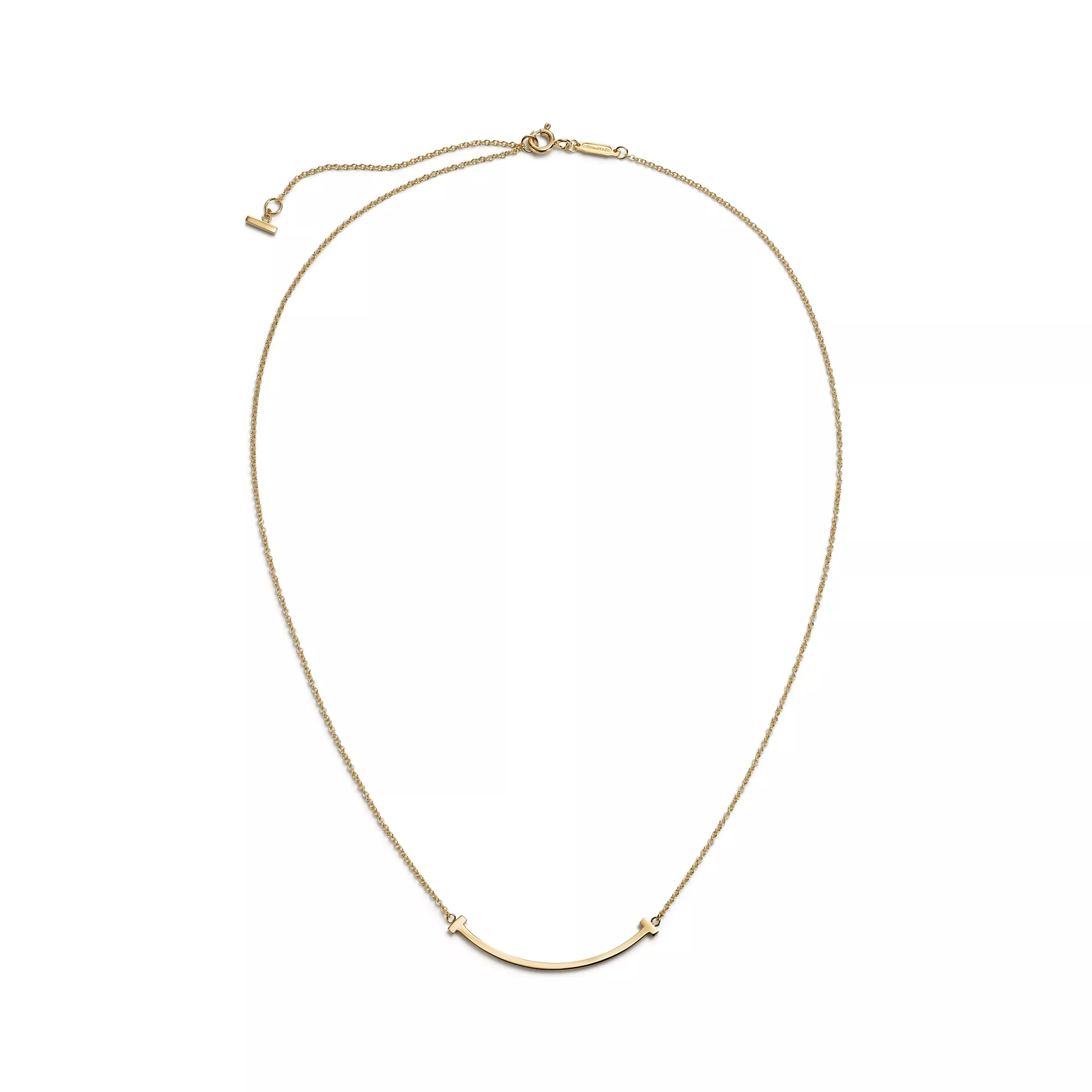 Smile Pendant in Yellow Gold, Small