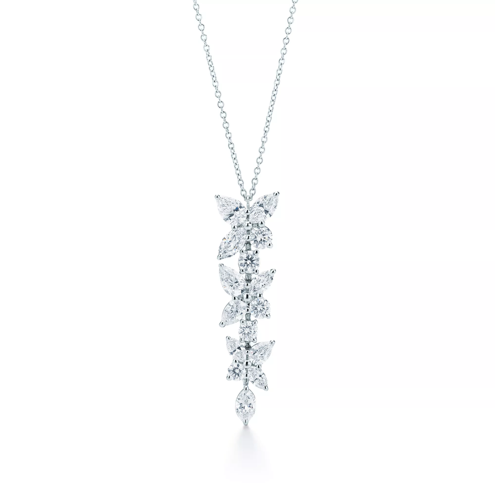 Mixed Cluster Drop Pendant