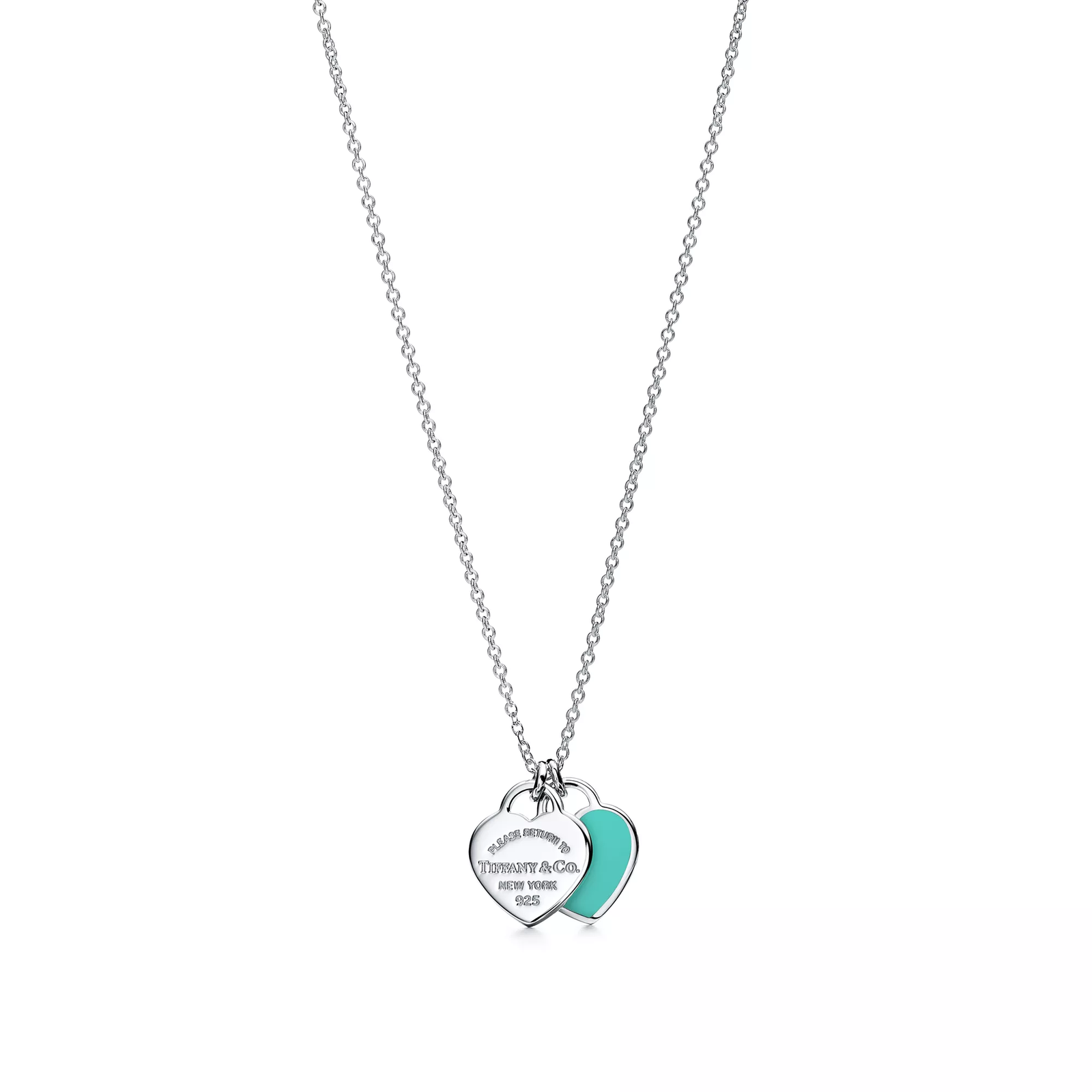 Mini Double Heart Tag Pendant