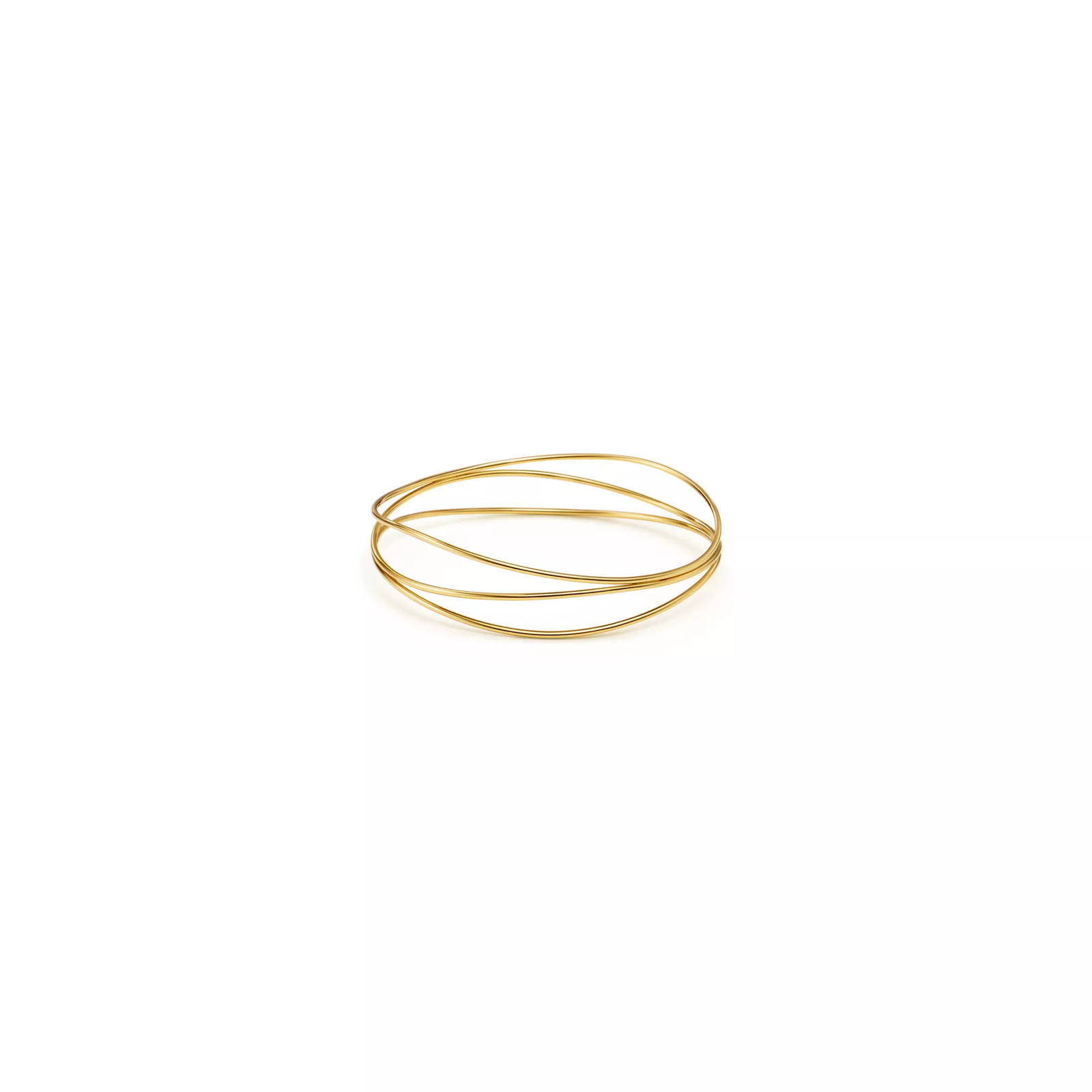 Wave Three-row Bangle