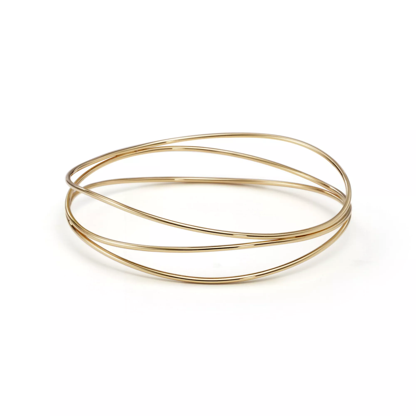Wave Three-row Bangle