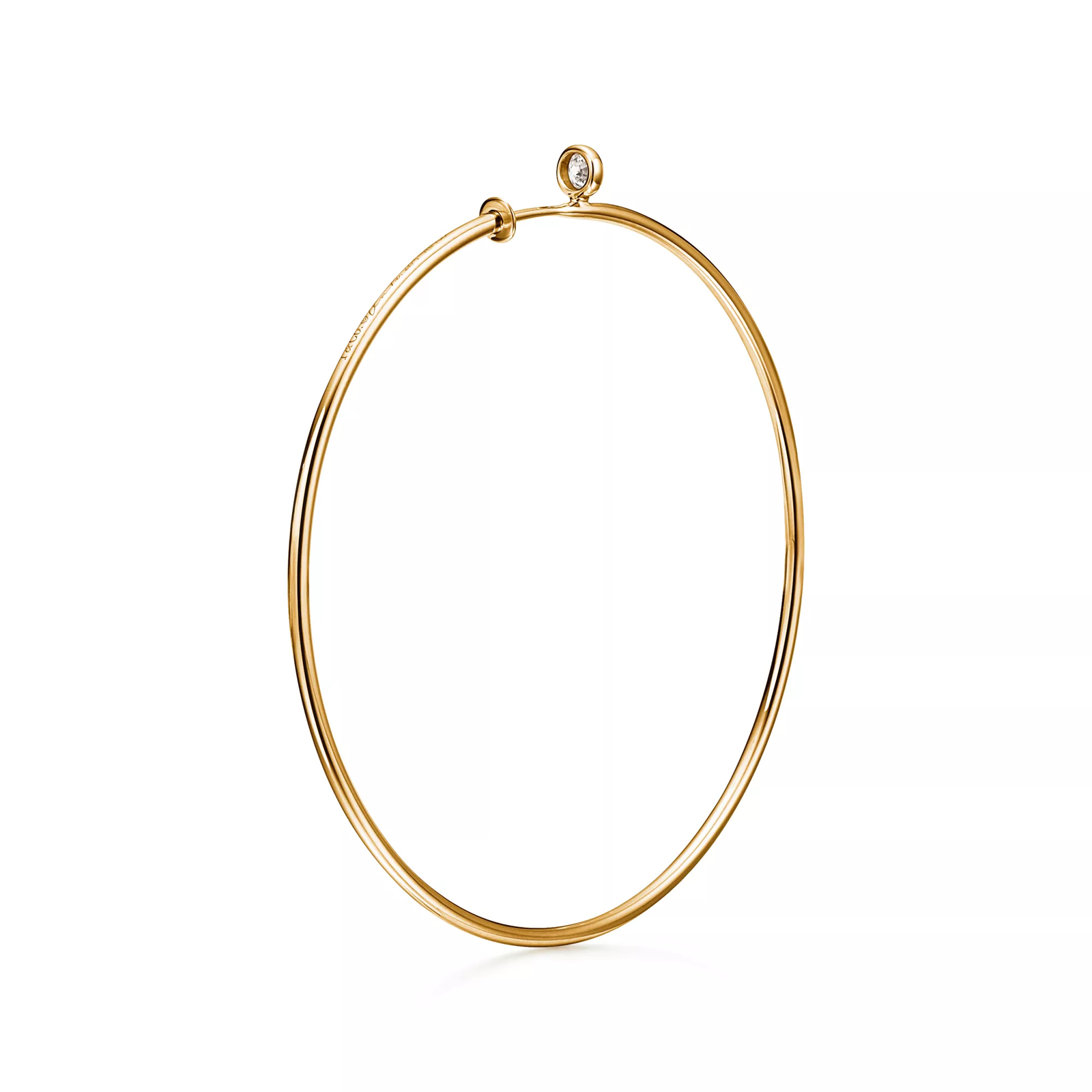 Diamond Hoop Earrings