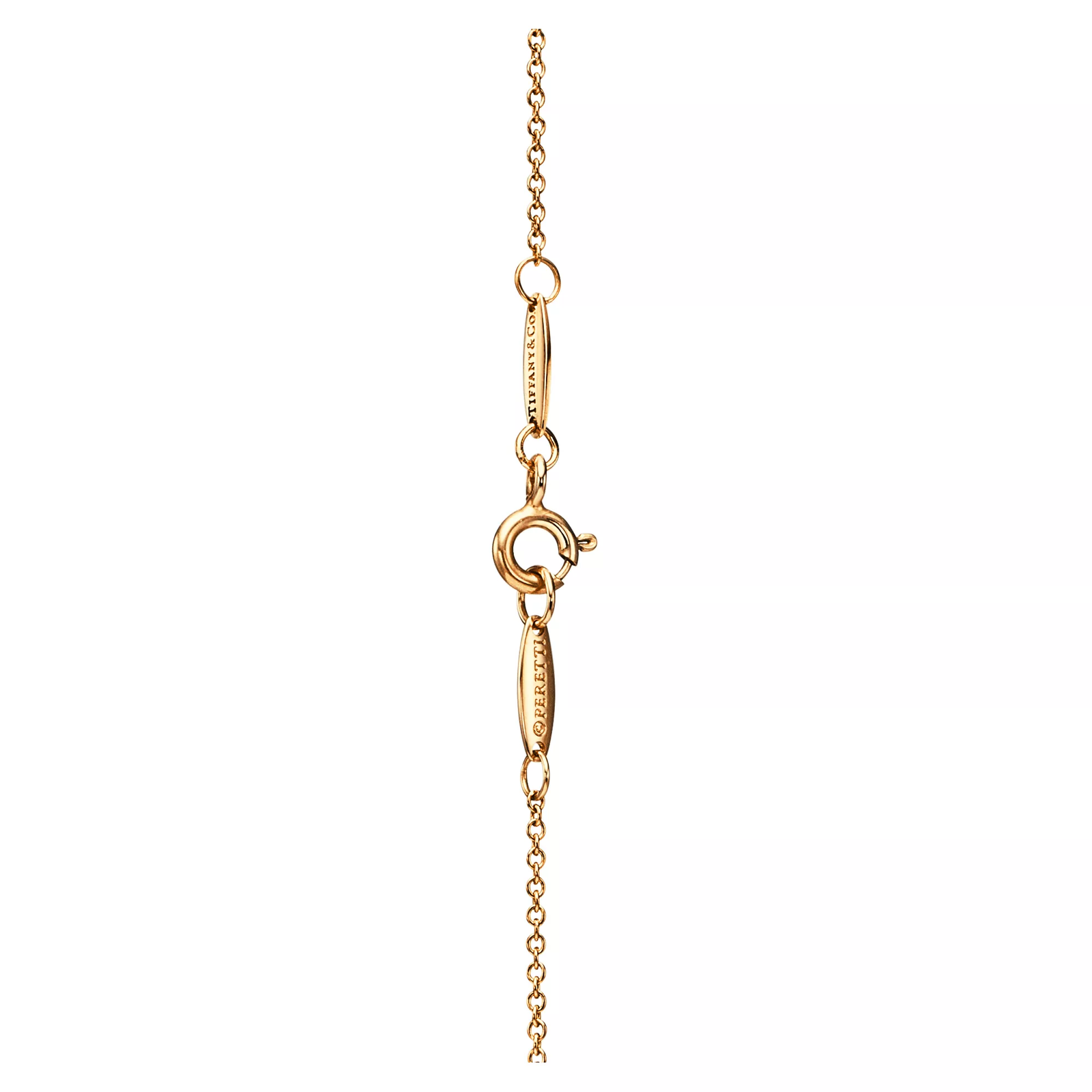 Bean design Pendant in Yellow Gold, 9 mm
