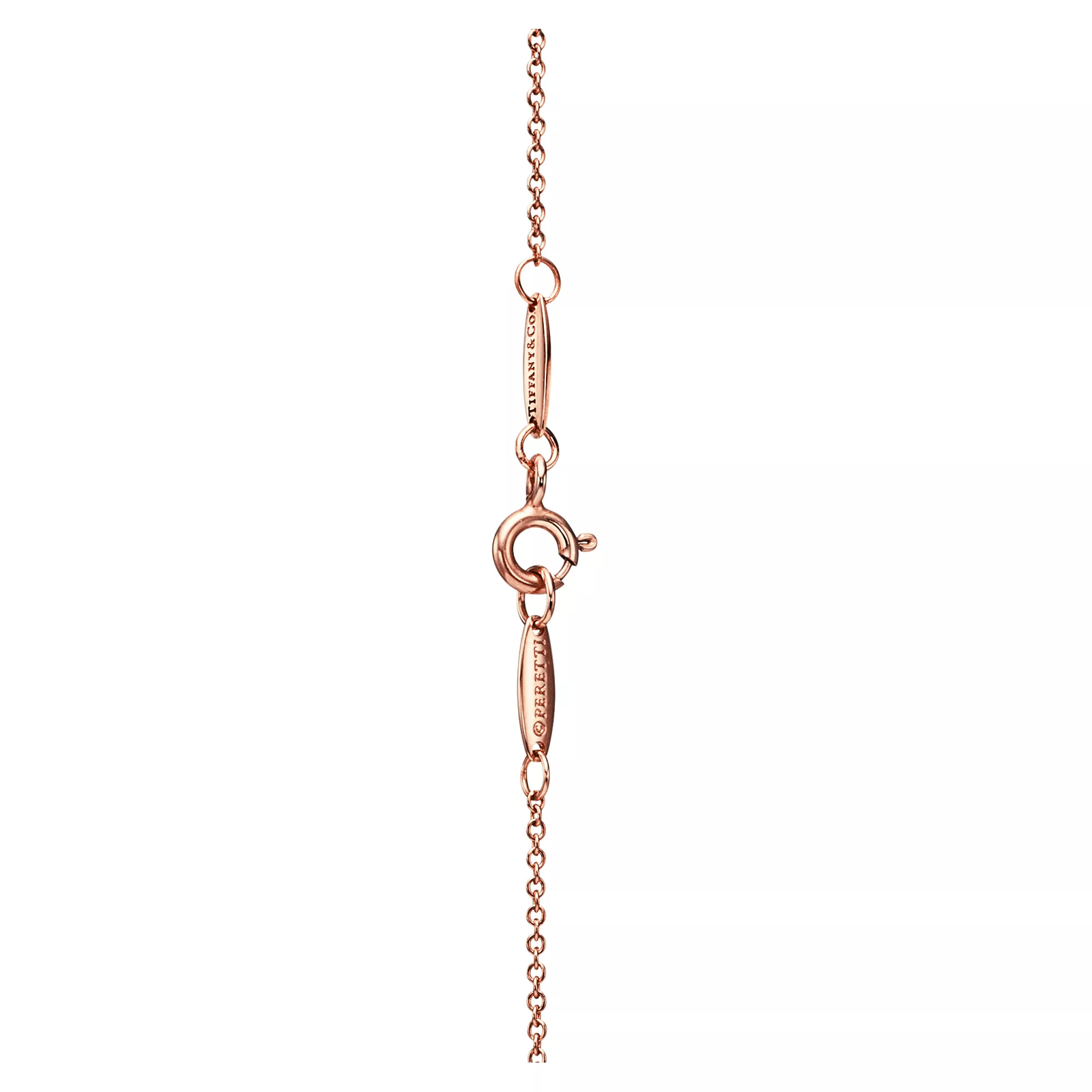 Bean design Pendant in Rose Gold, 9 mm