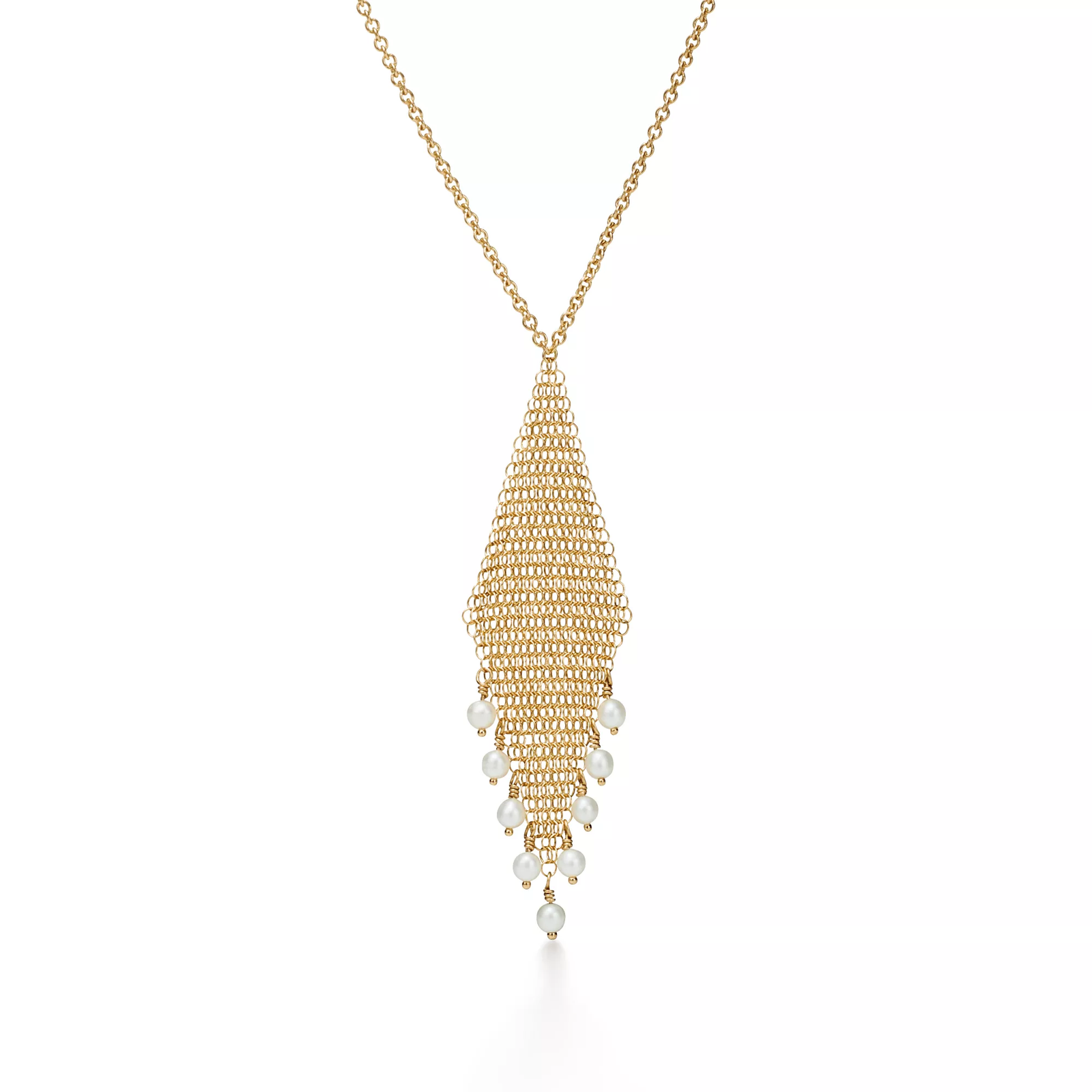 Mesh Fringe Pendant