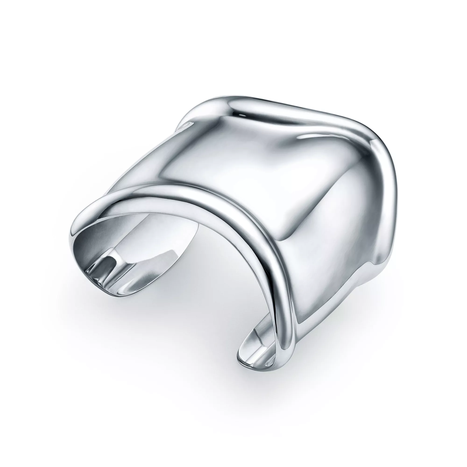 Medium Bone Cuff in Sterling Silver, 61 mm Wide