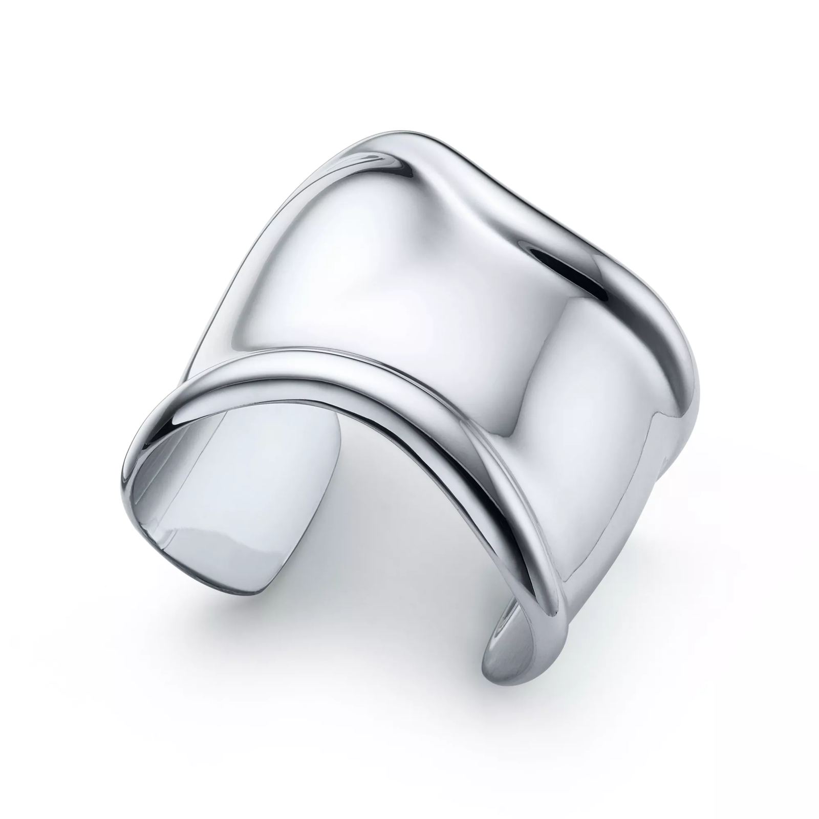 Medium Bone Cuff in Sterling Silver, 61 mm Wide