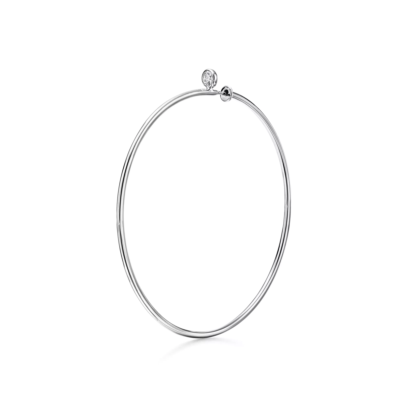 Diamond Hoop Earrings