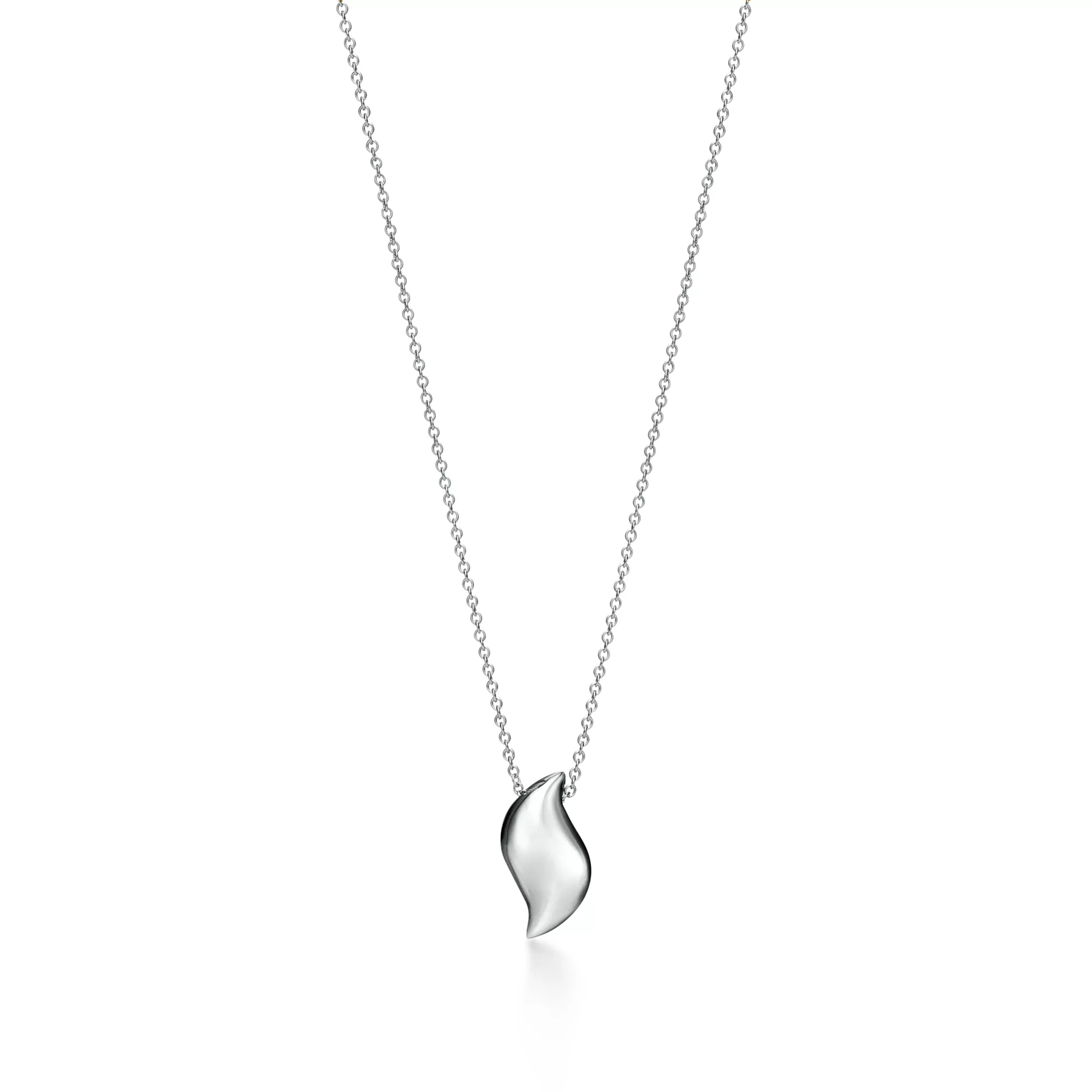 Feather Pendant in Sterling Silver