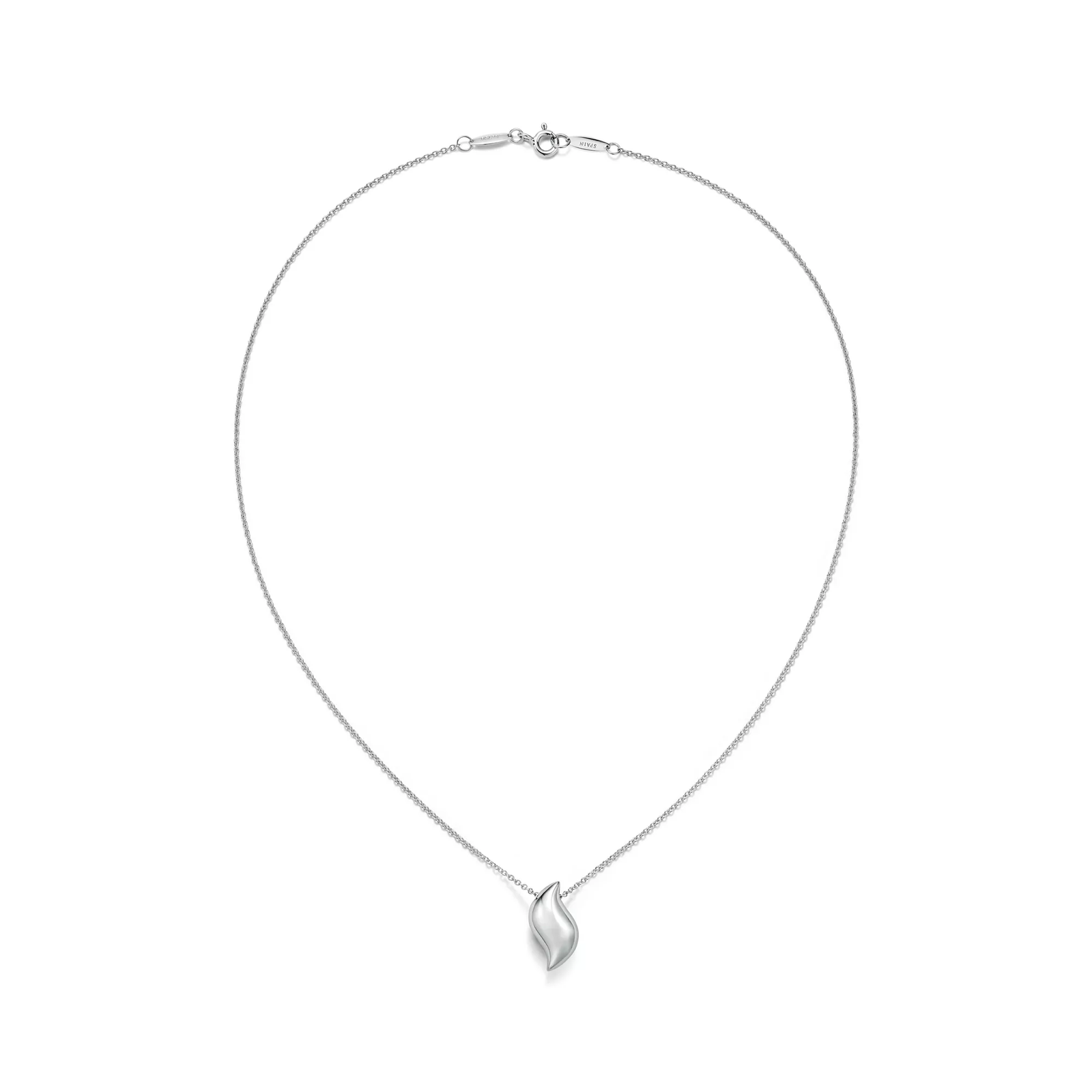 Feather Pendant in Sterling Silver