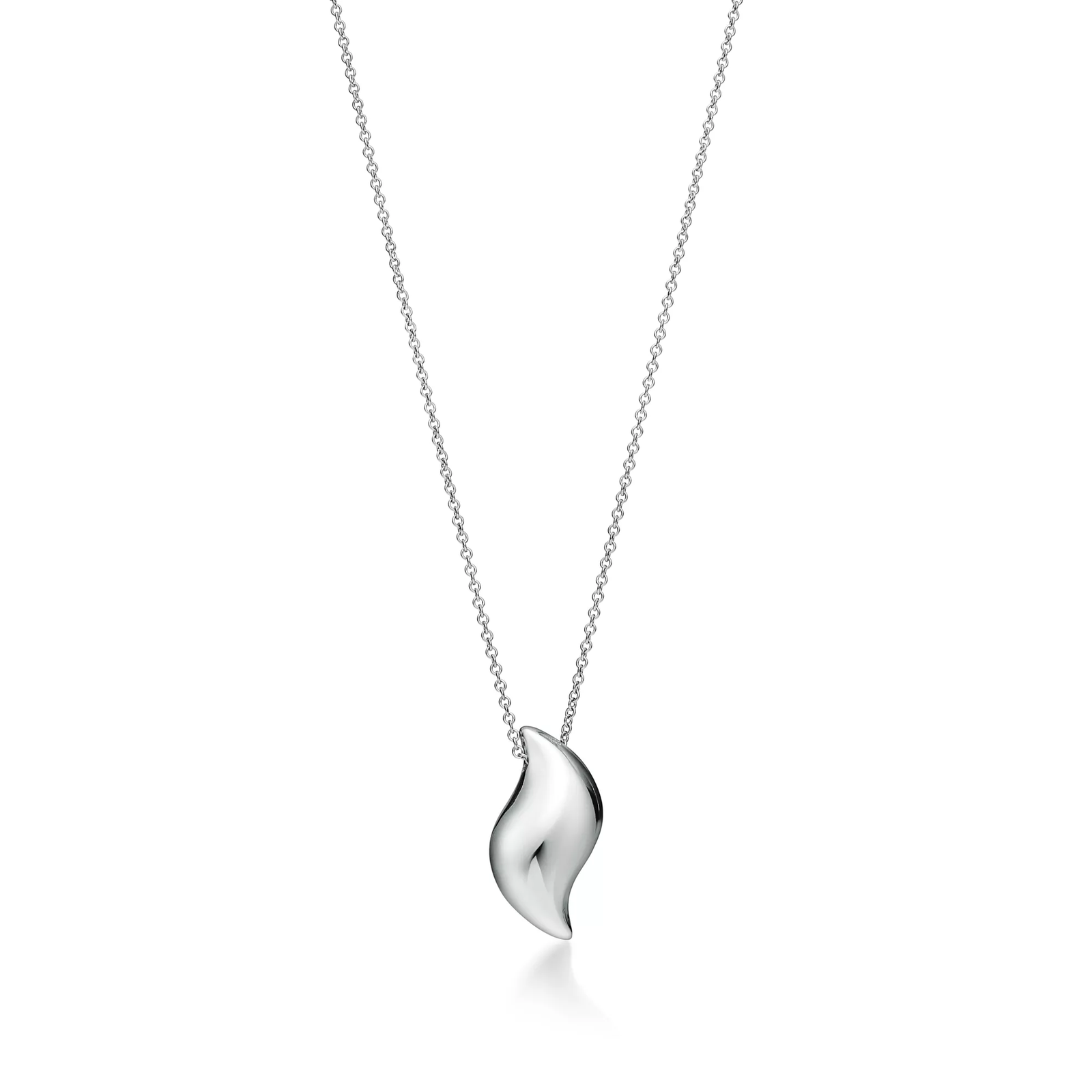 Feather Pendant in Sterling Silver