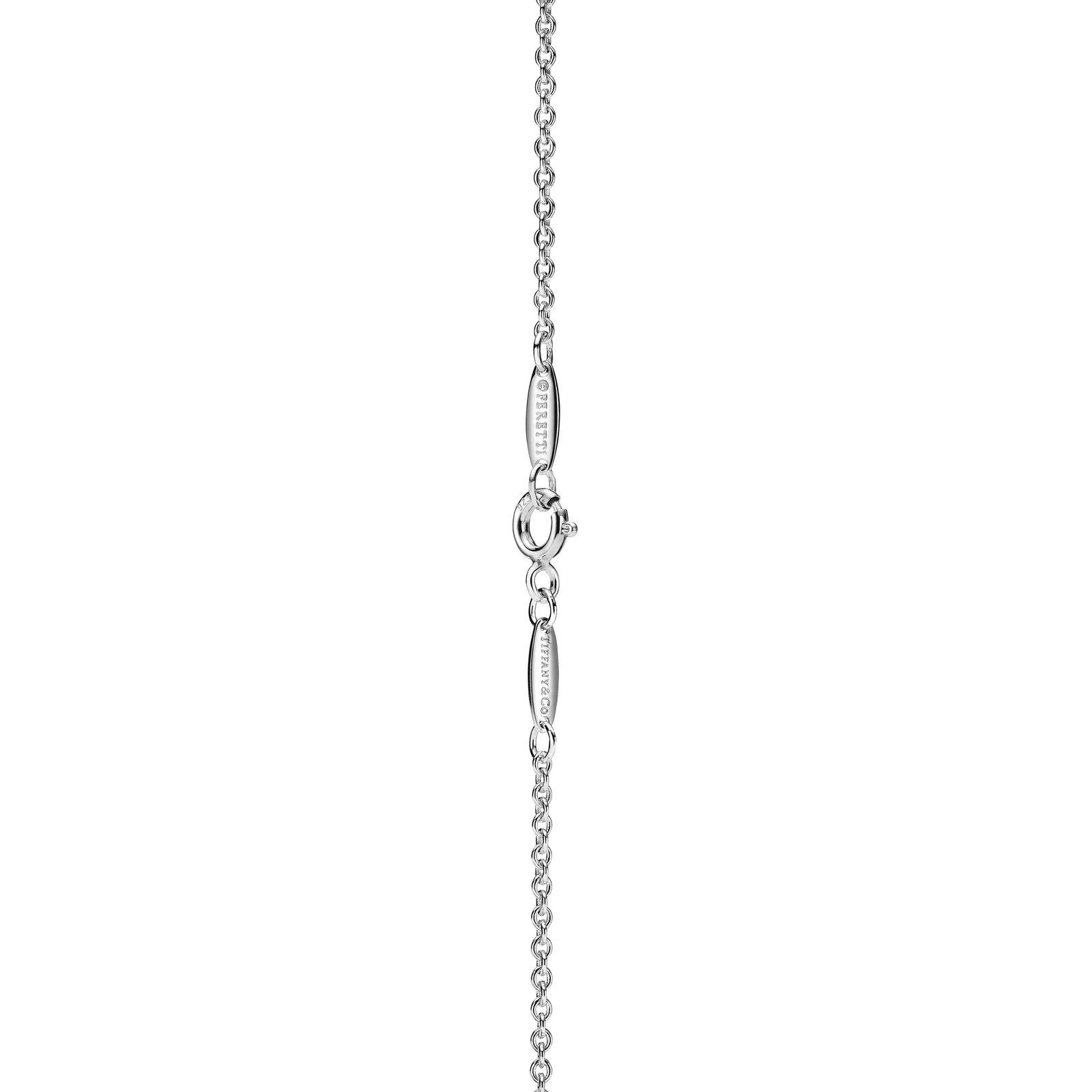 Bean design Pendant in Sterling Silver, 9 mm