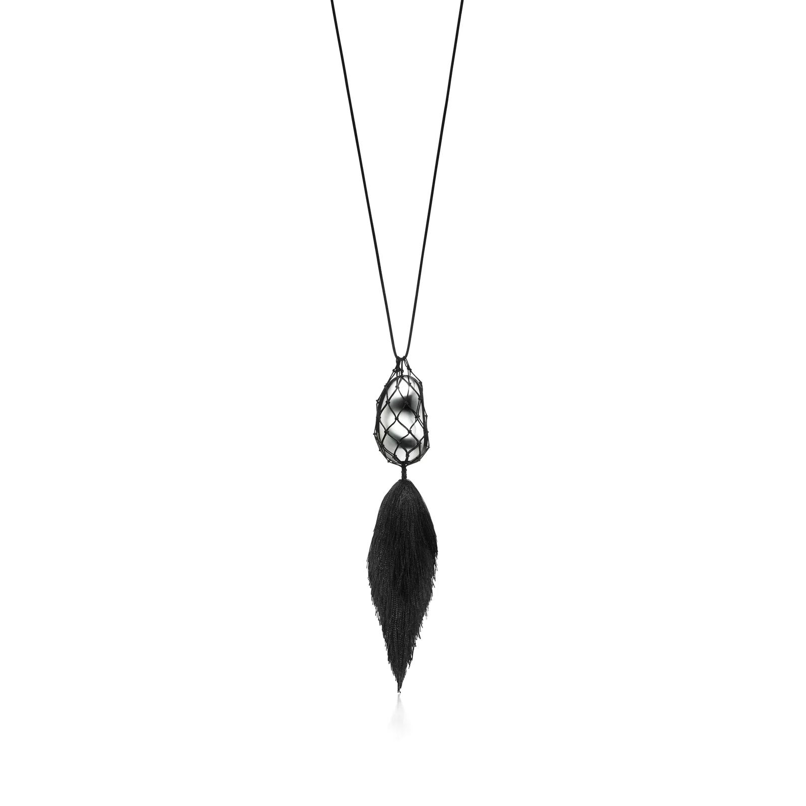 Bean design Pendant in Sterling Silver
