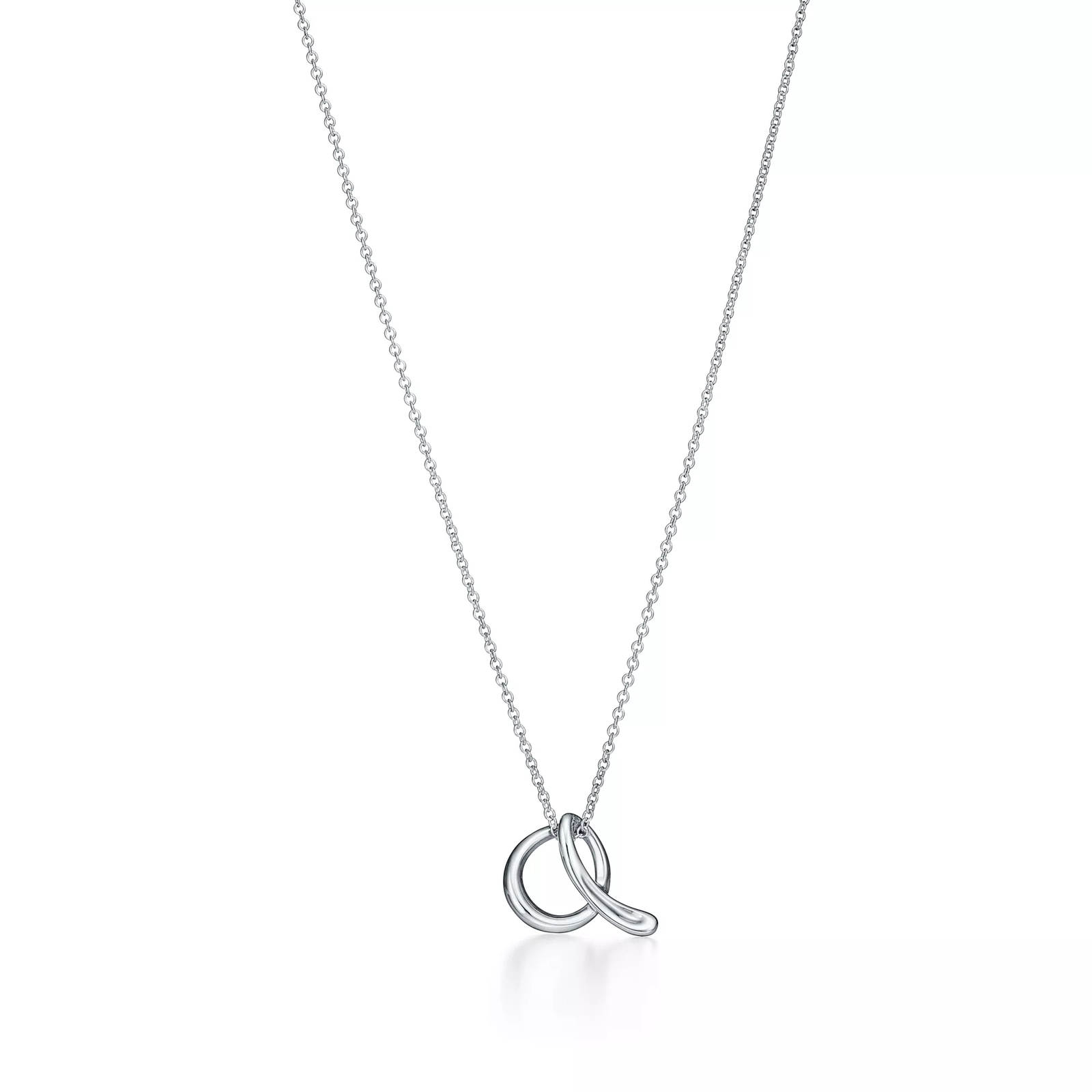 Small Alphabet Pendant in Sterling Silver