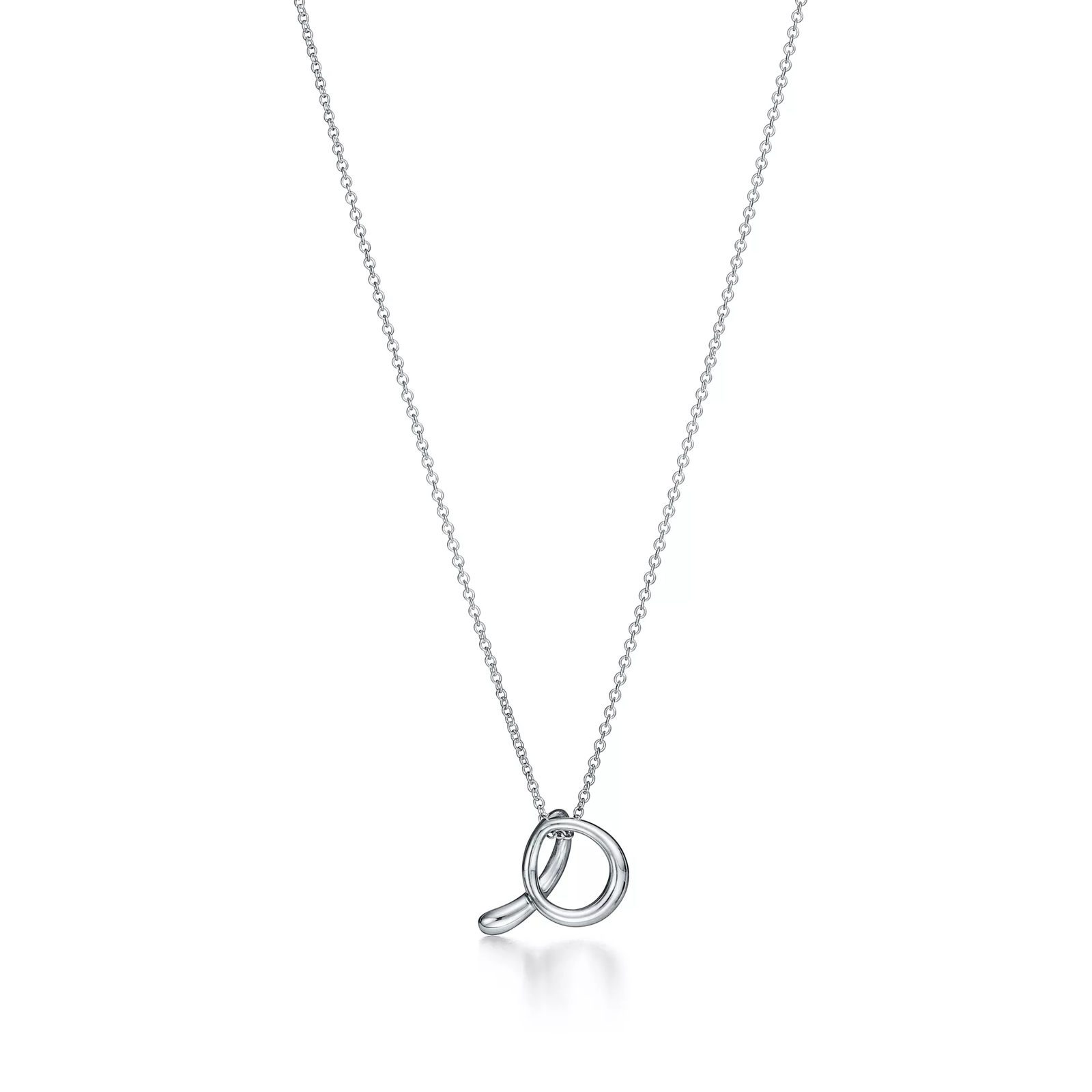 Small Alphabet Pendant in Sterling Silver