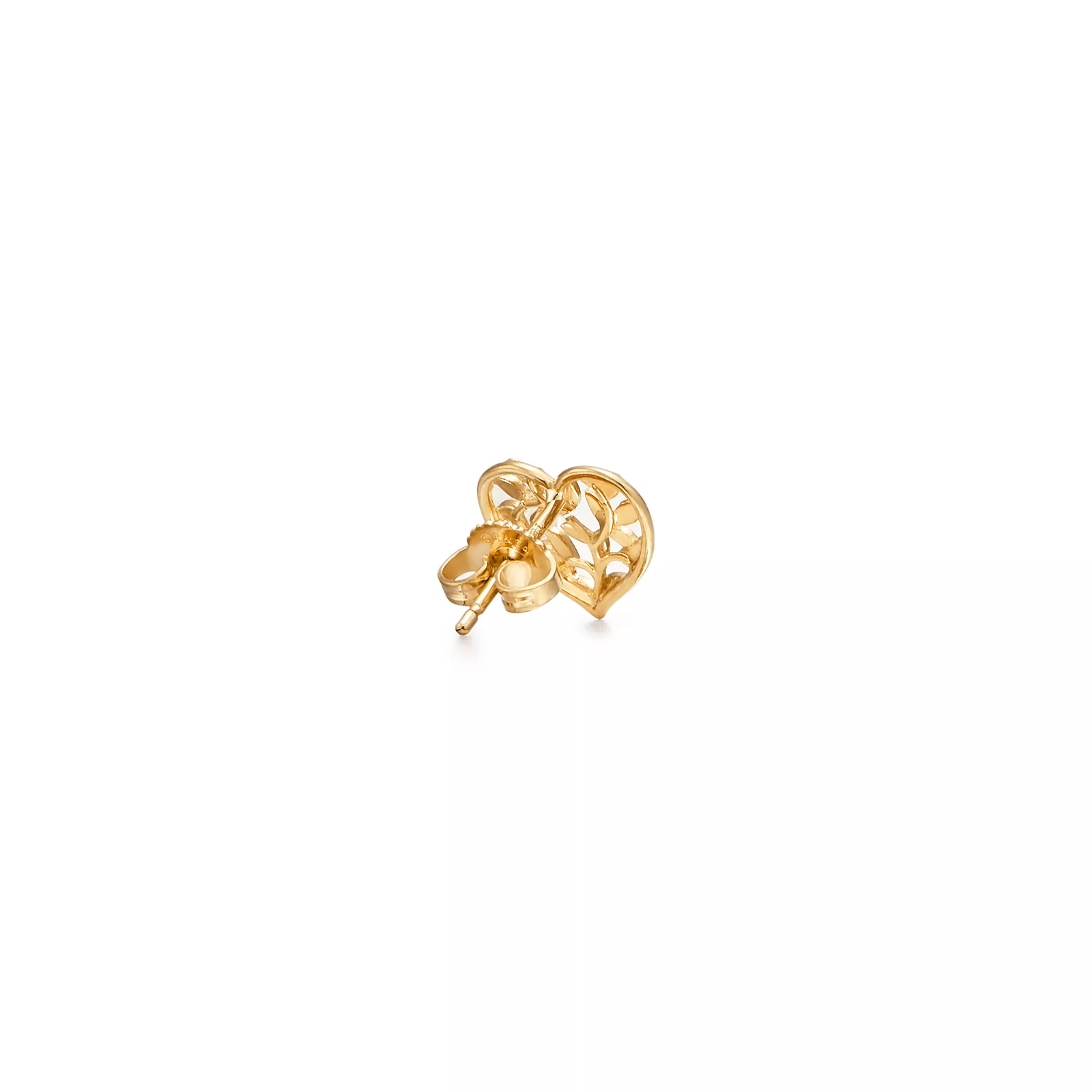 Olive Leaf Heart Earrings