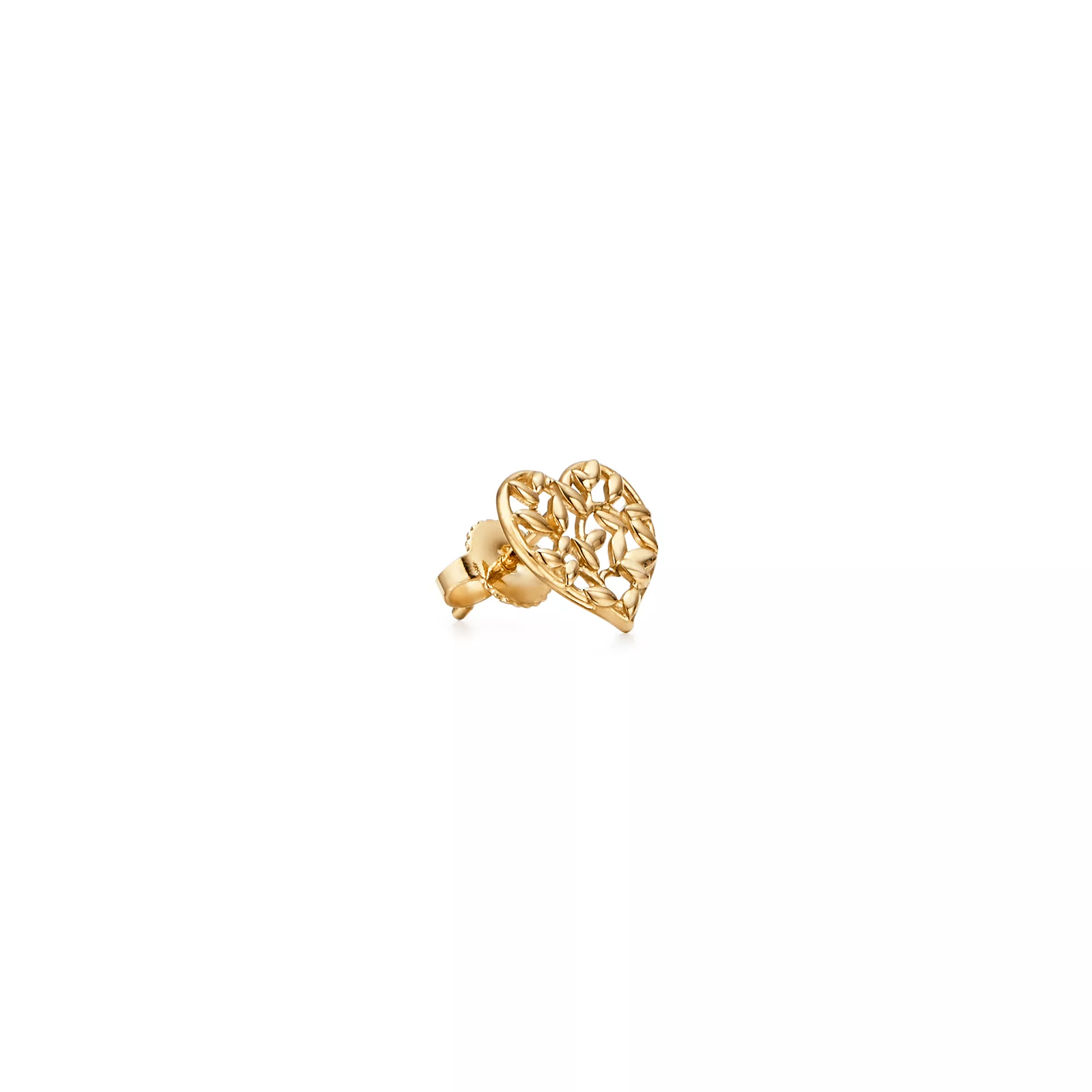 Olive Leaf Heart Earrings