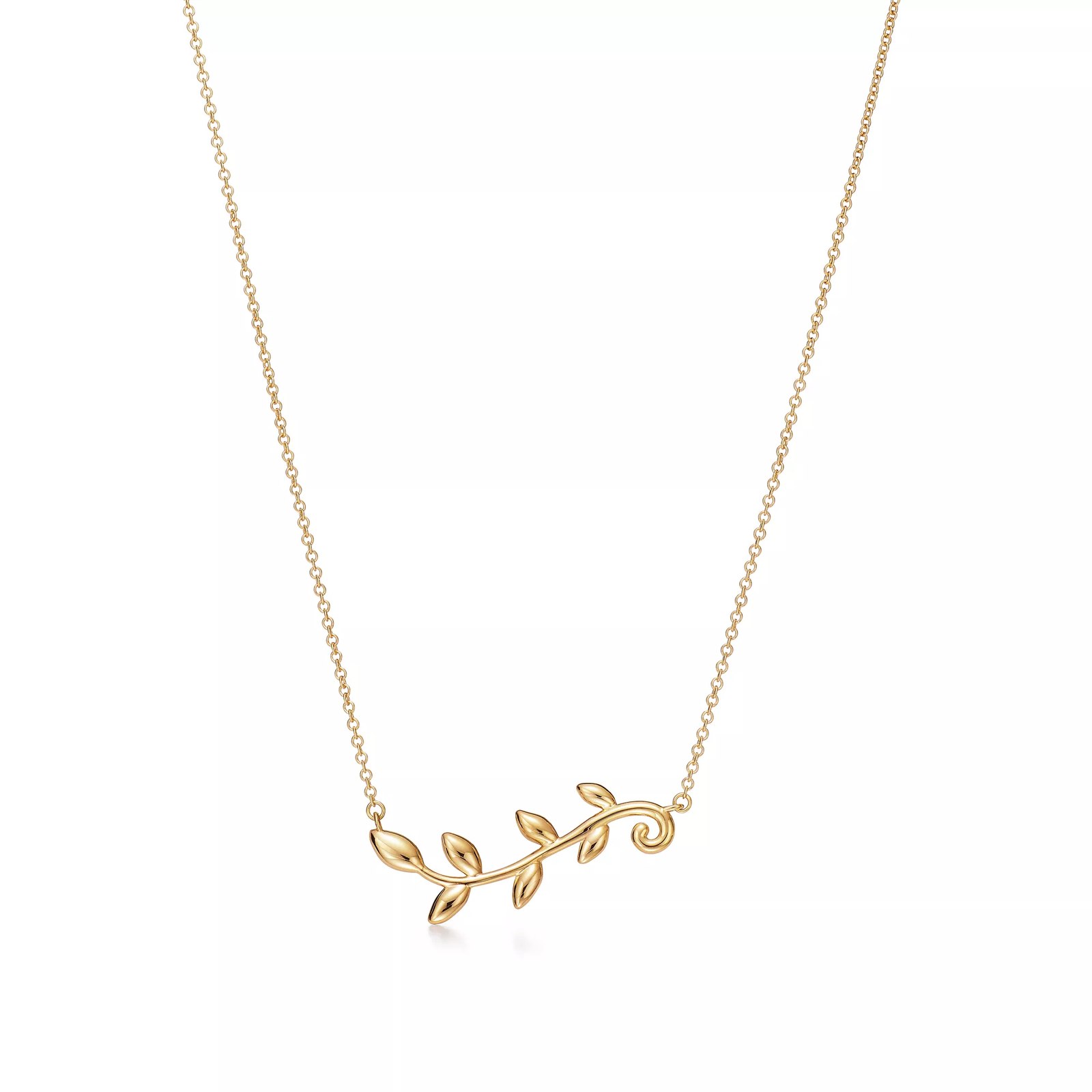 Olive Leaf Vine Pendant