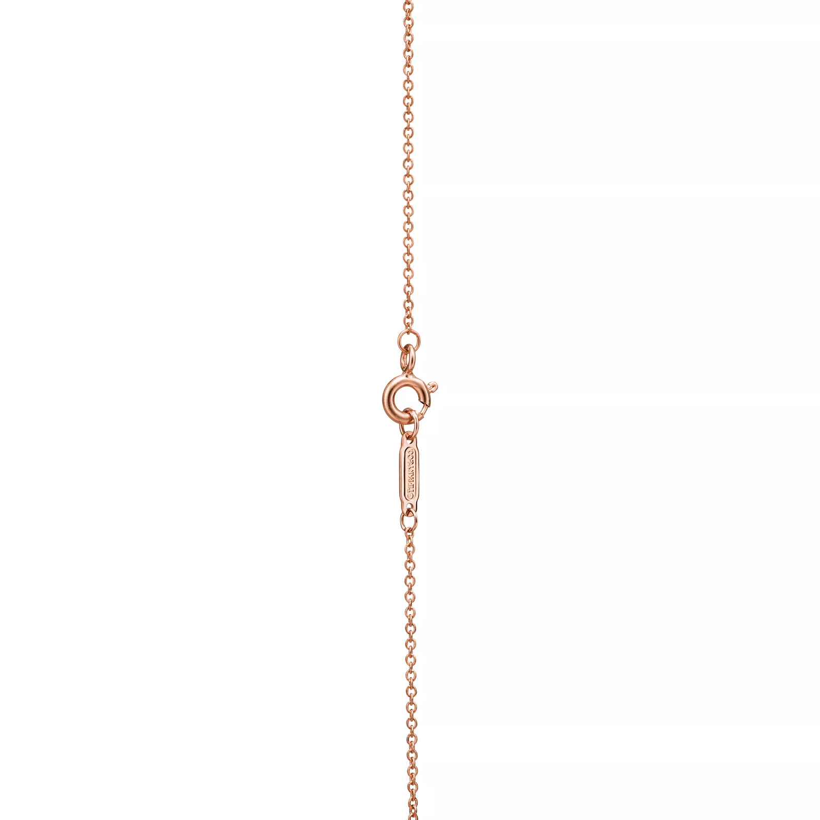 Pendant in Rose Gold and Platinum with Diamonds