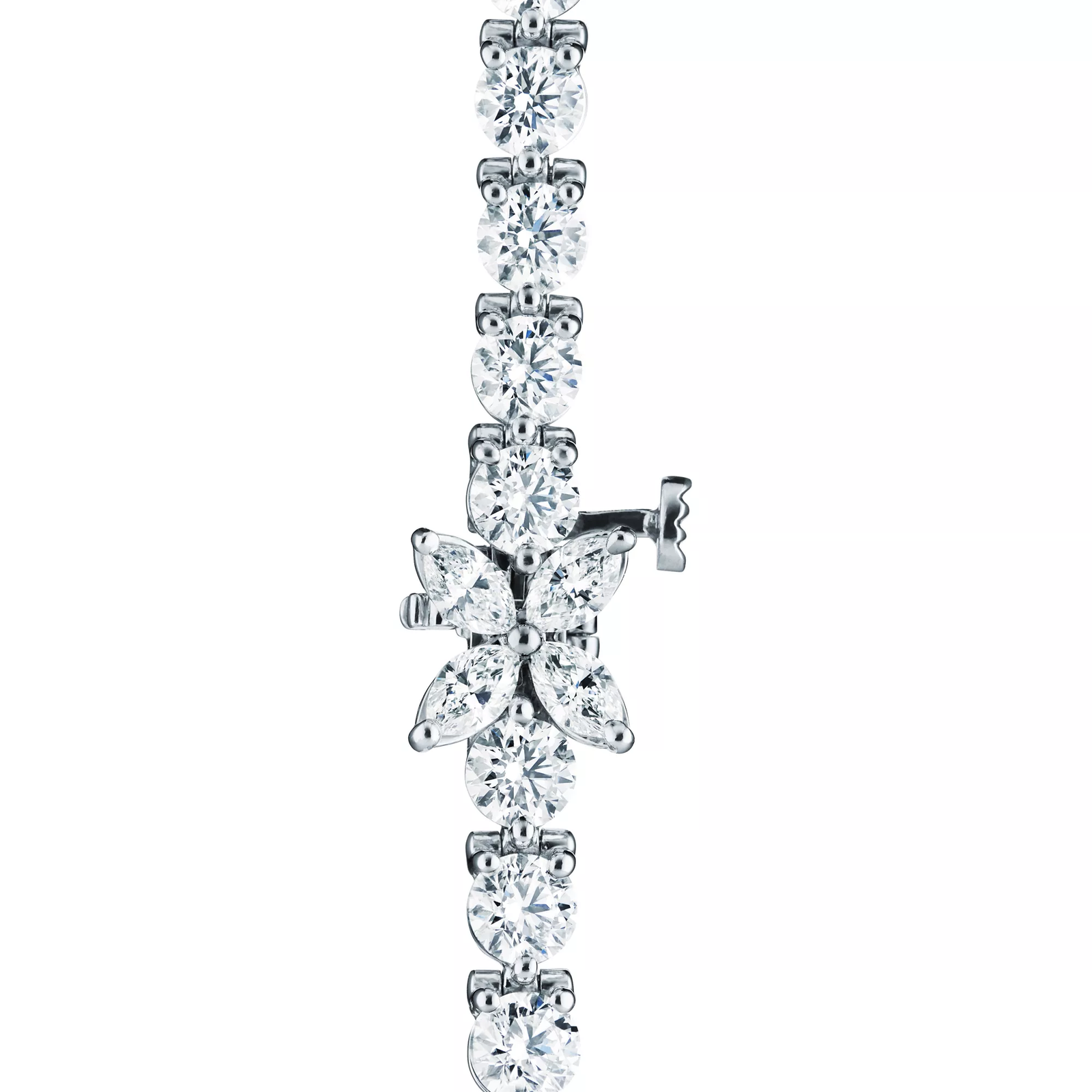 Tennis Bracelet in Platinum with Diamonds