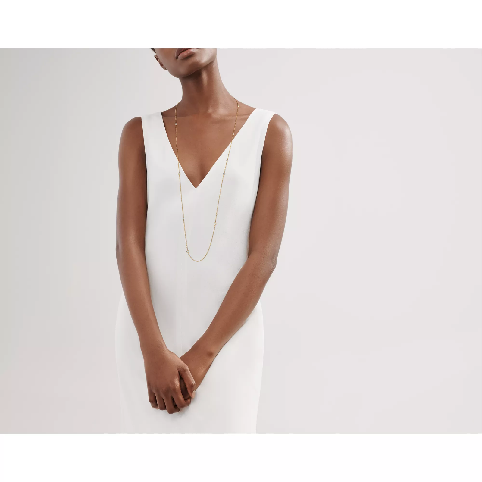 Diamonds by the Yard Sprinkle Necklace