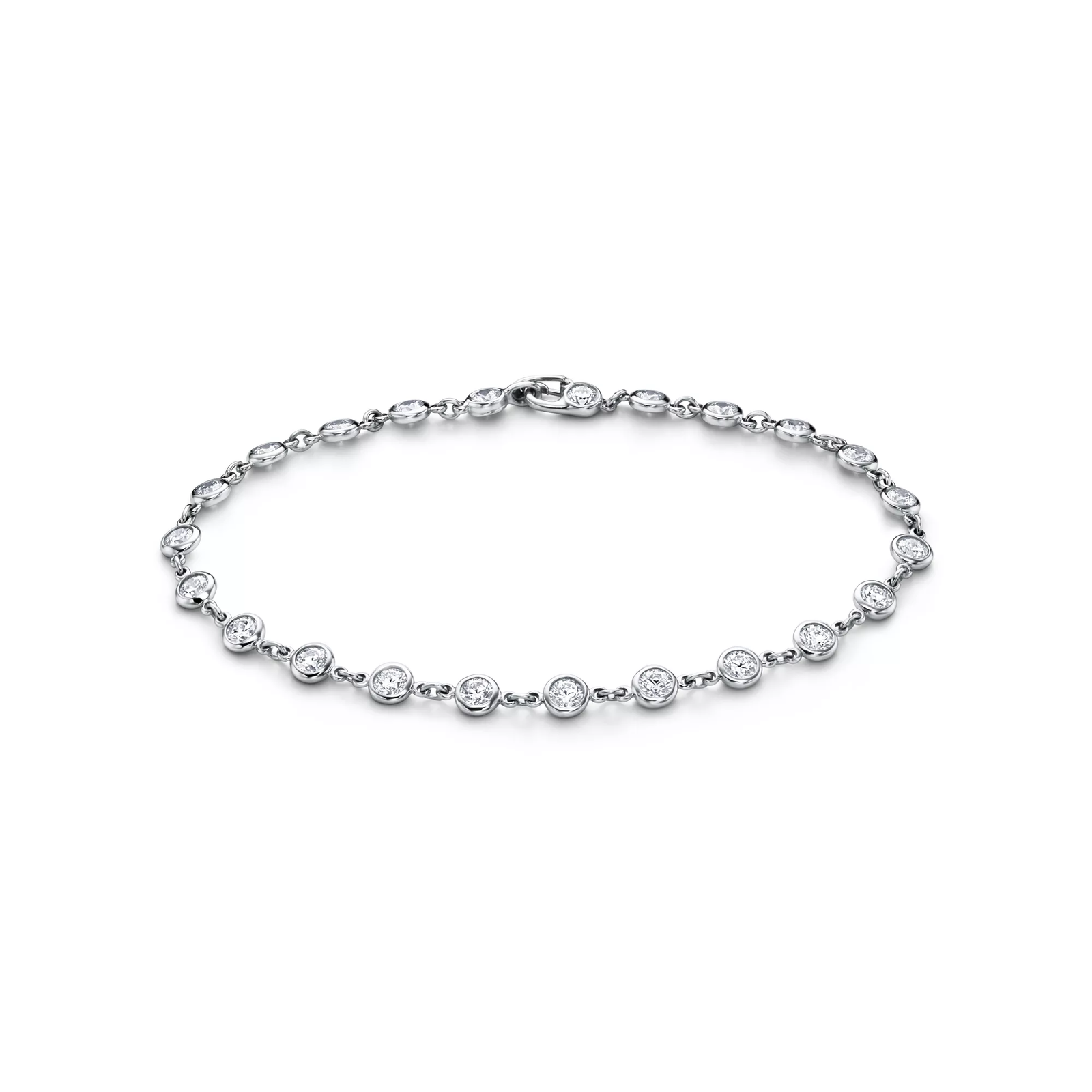 Diamonds by the Yard Bracelet in Platinum