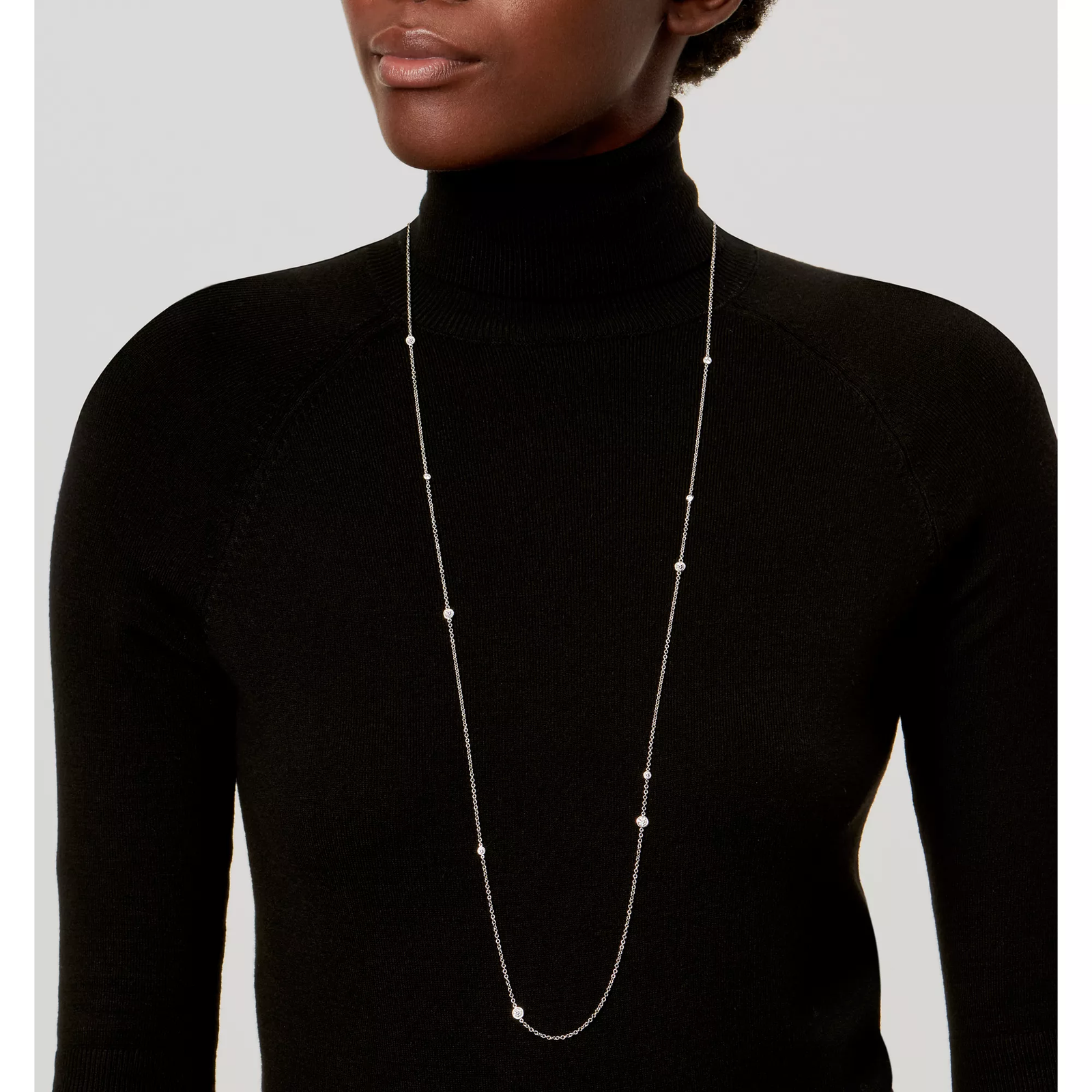 Diamonds by the Yard Sprinkle Necklace