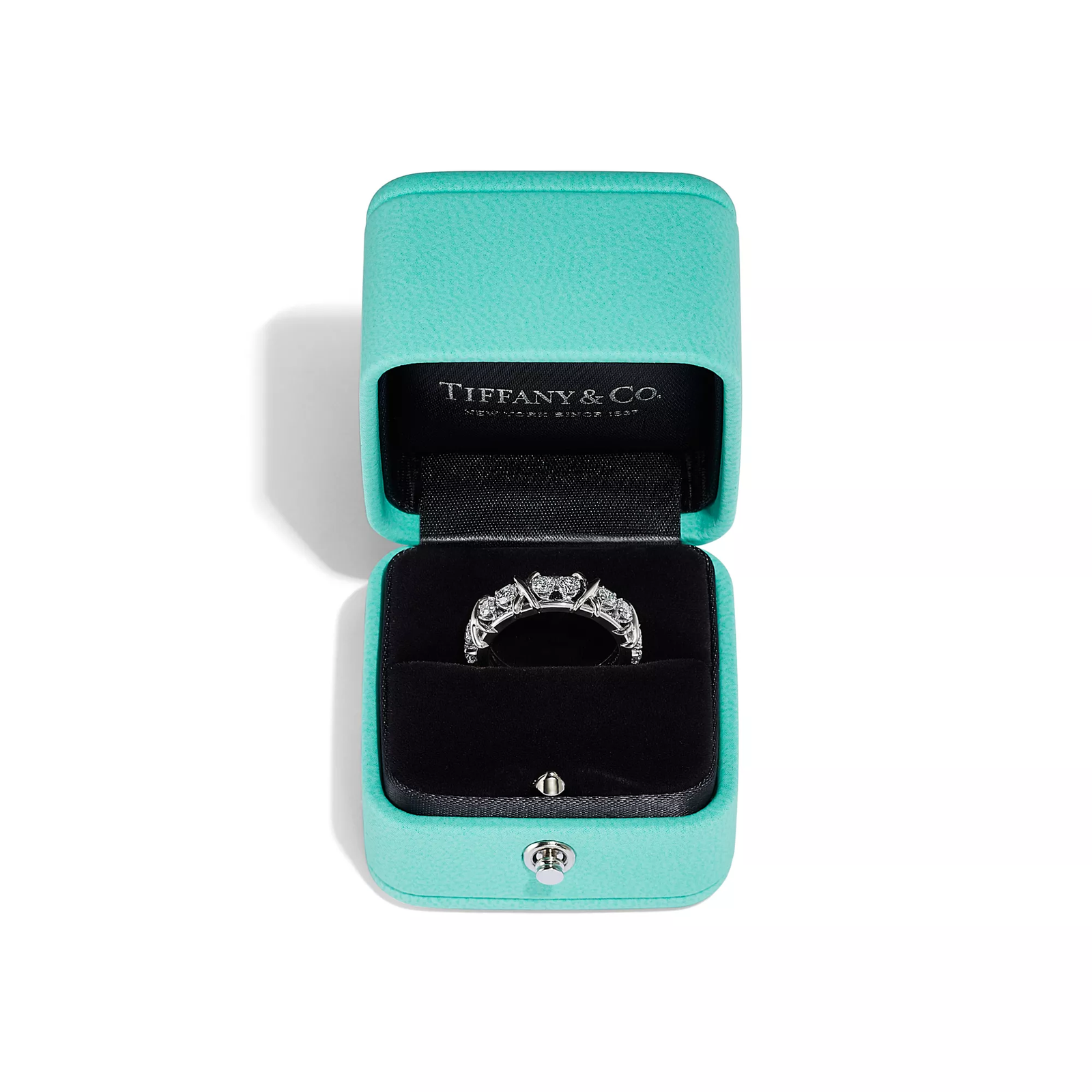 Ring in Platinum with Diamonds