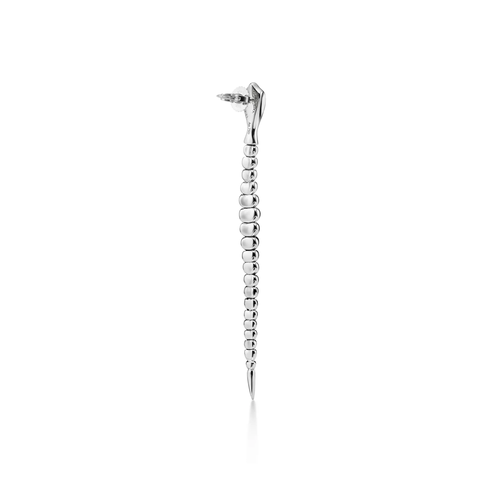 Snake Earrings in Sterling Silver