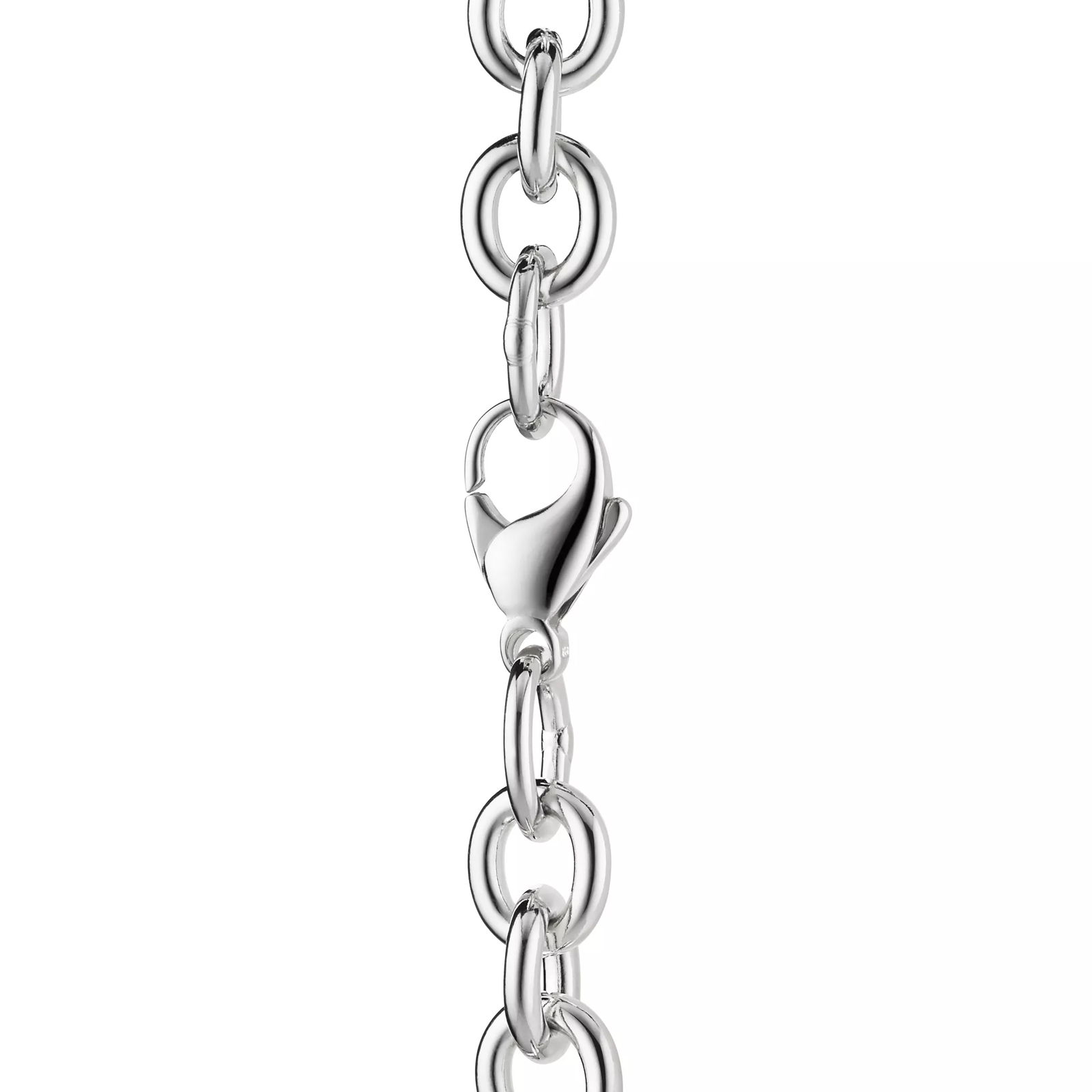 Heart Tag Bracelet in Silver