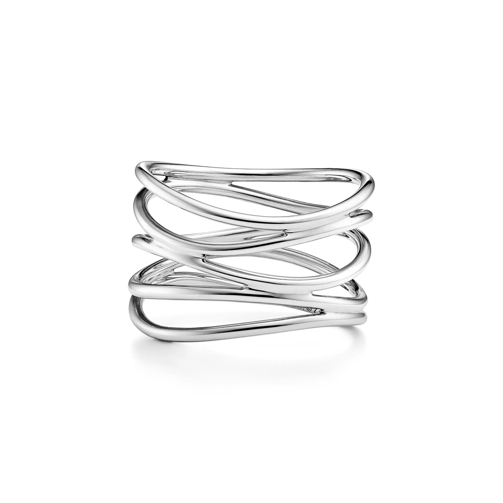 Wave Five-row Ring