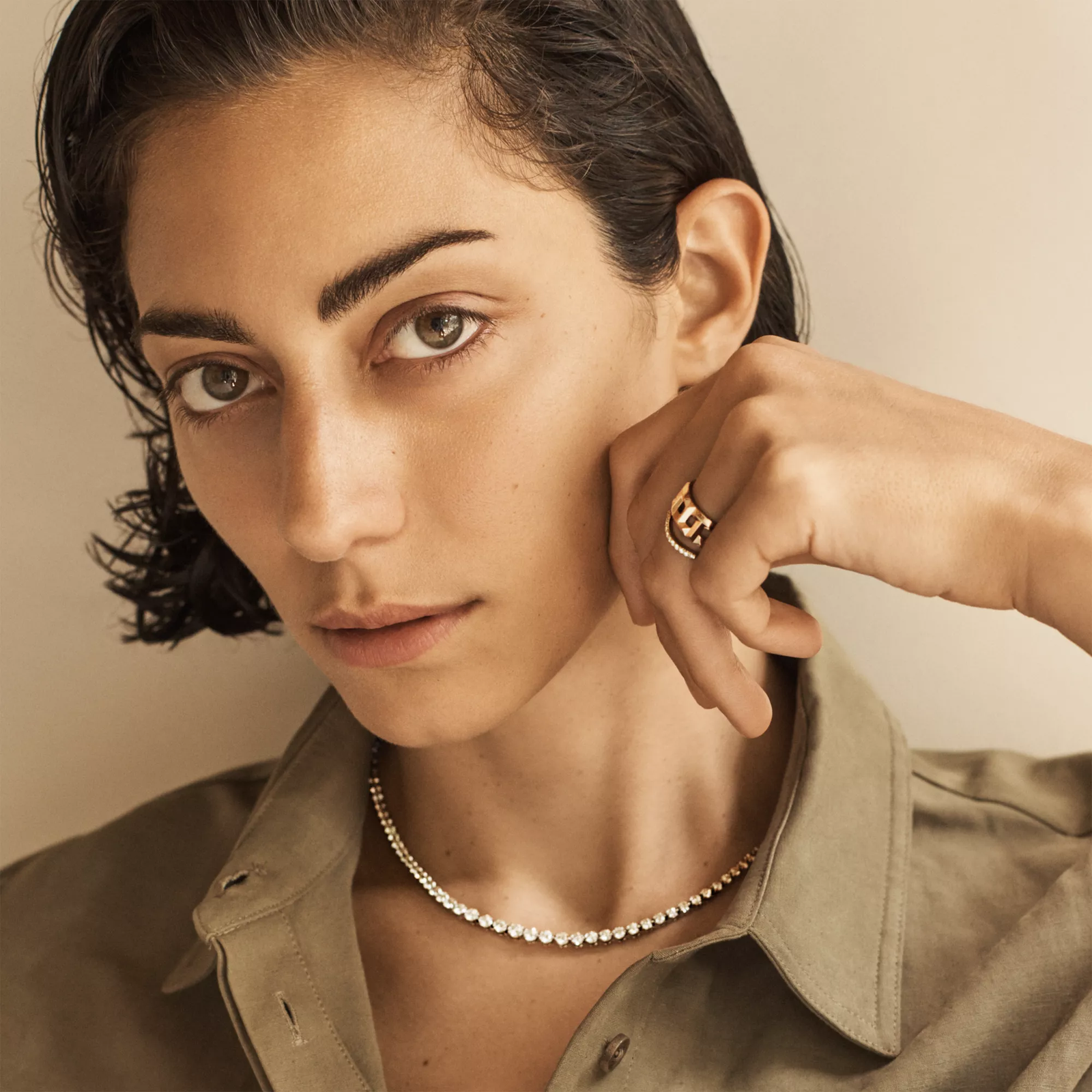 Graduated Line Necklace