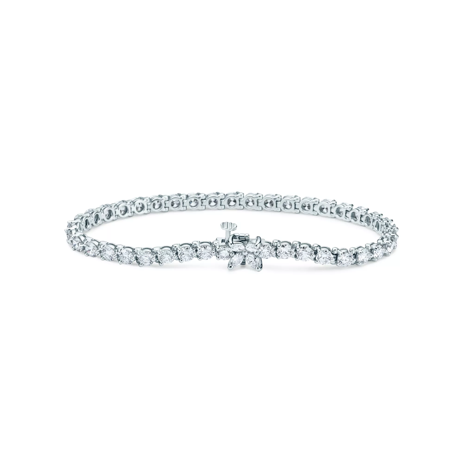 Tennis Bracelet in Platinum with Diamonds